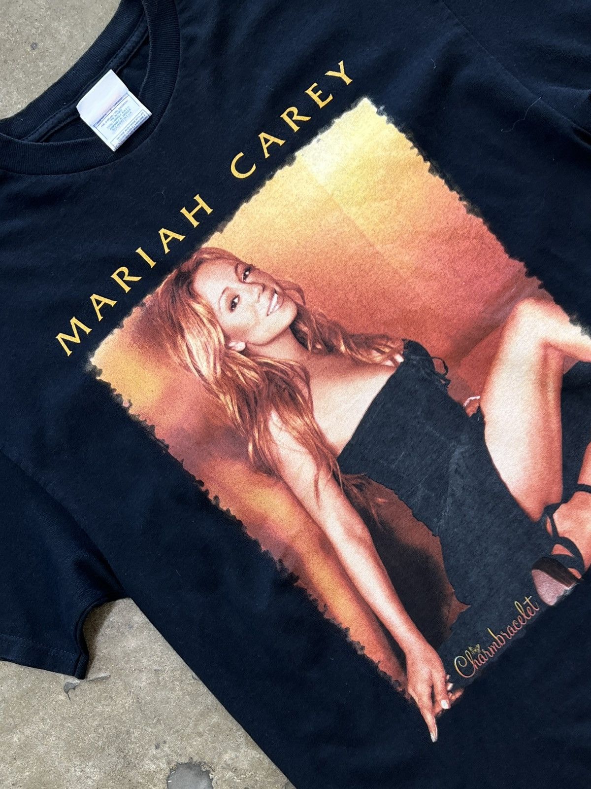 Band Tees Vintage Y2K 2003 Mariah Carey Charm Concert Tee Large Size US L / EU 52-54 / 3 - 1 Thumbnail