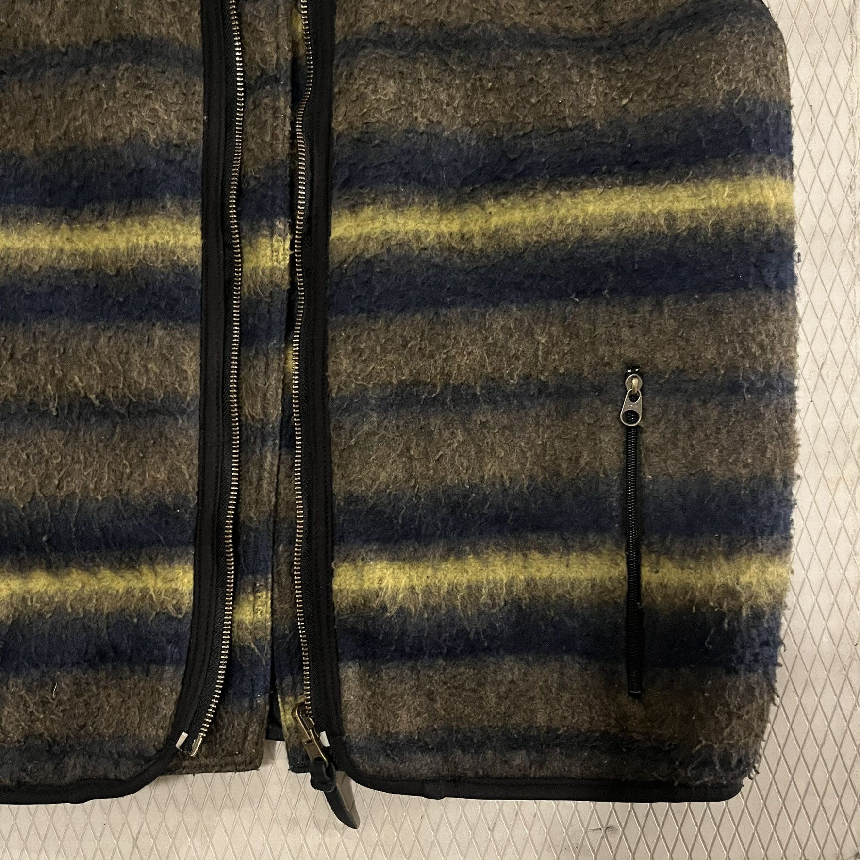 Kapital Kapital Reversible Striped Wool/Nylon Vest Size US S / EU 44-46 / 1 - 3 Thumbnail