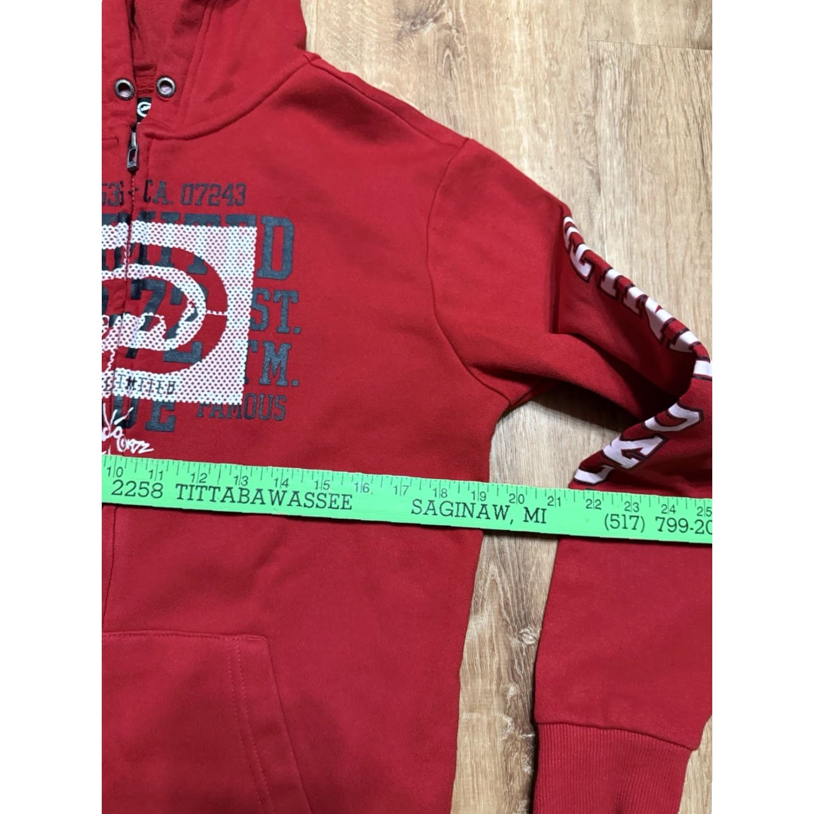 Ecko Unltd. VINTAGE Ecko Unltd Zip Hoodie Mens Small Red Spell Out Skater Hip Hop Grunge Hoodie Mens Red Zip Hoodie Mens Size US S / EU 44-46 / 1 - 6 Thumbnail
