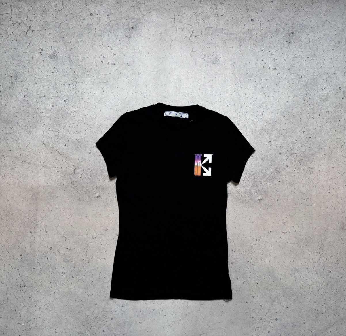 Off-White Off White Women’s Luxury T-Shirt Big Logo Rare Black Size S / US 4 / IT 40 - 2 Thumbnail