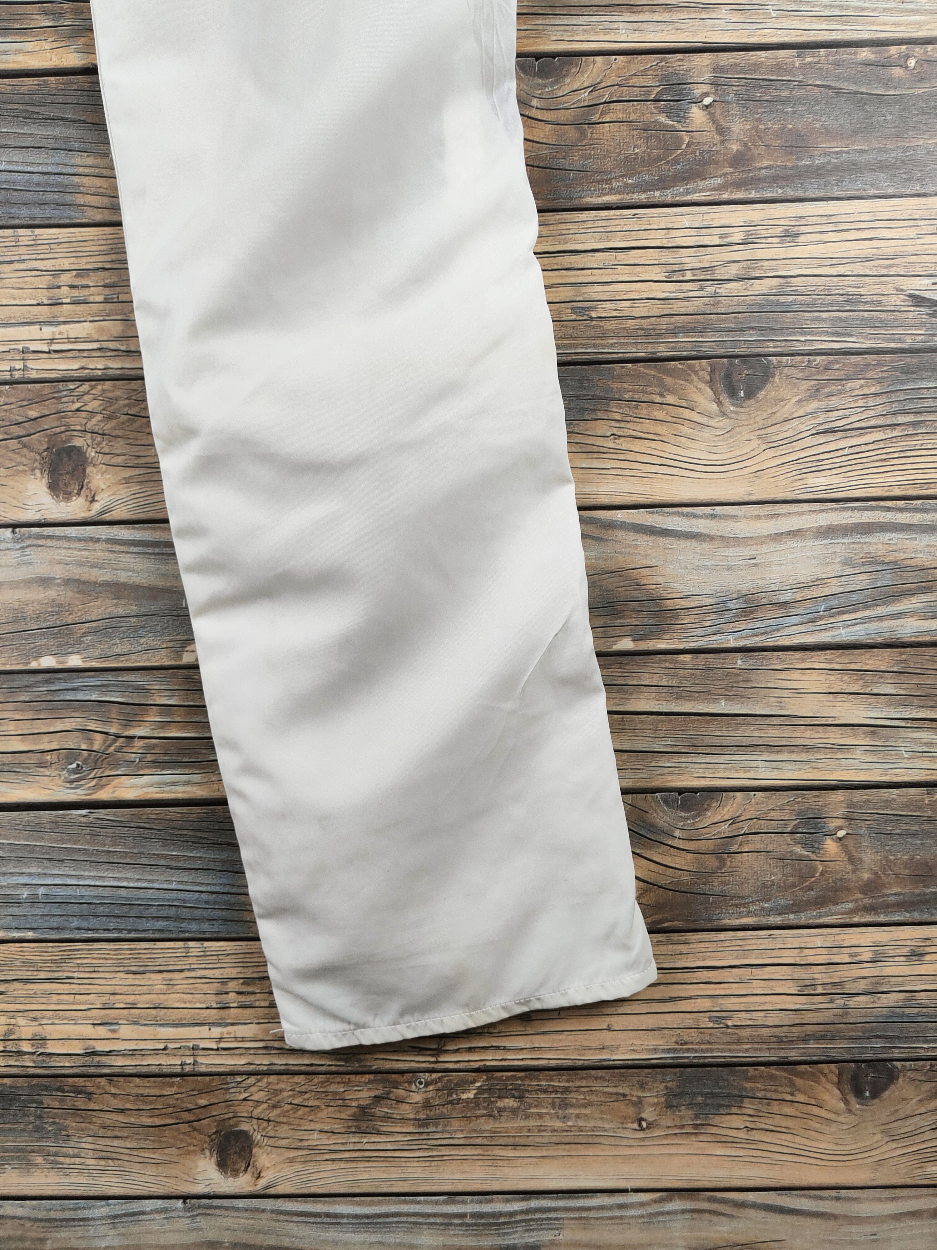 Japanese Brand D GGG Pour Homme Ivory Casual Poly Pants #S2396 Size 28" / US 6 / IT 42 - 11 Thumbnail