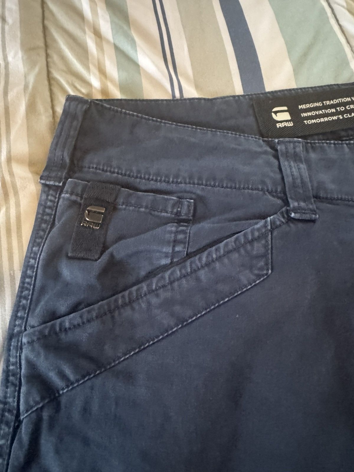G-Star Gstar Navy Cargo Pants Size US 40 / EU 56 - 5 Thumbnail