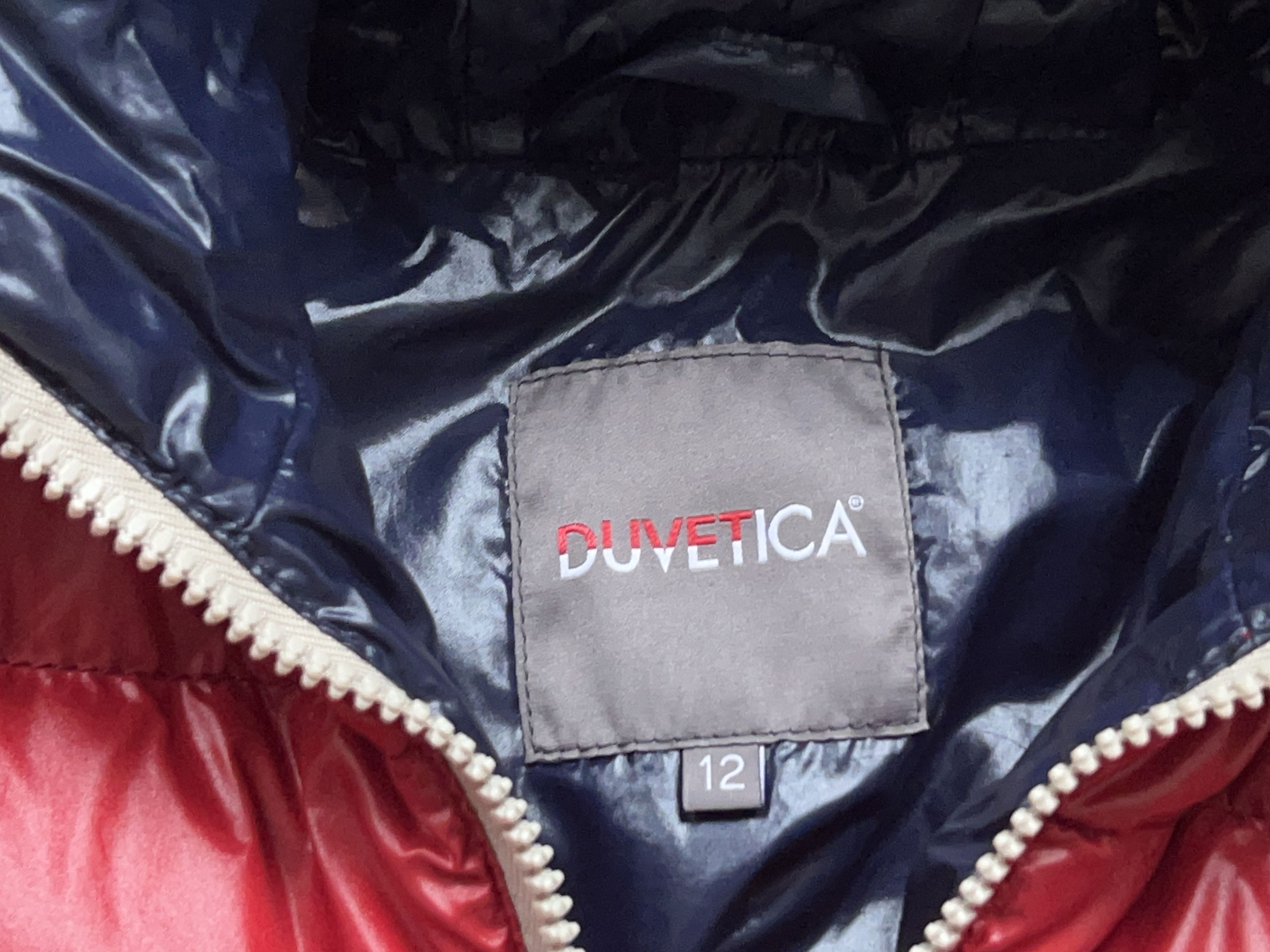 Duvetica Kids Boys Girls Zip Jacket Puffer Hooded Red Size 12 Years Size XXS / US 00 / IT 34 - 3 Thumbnail