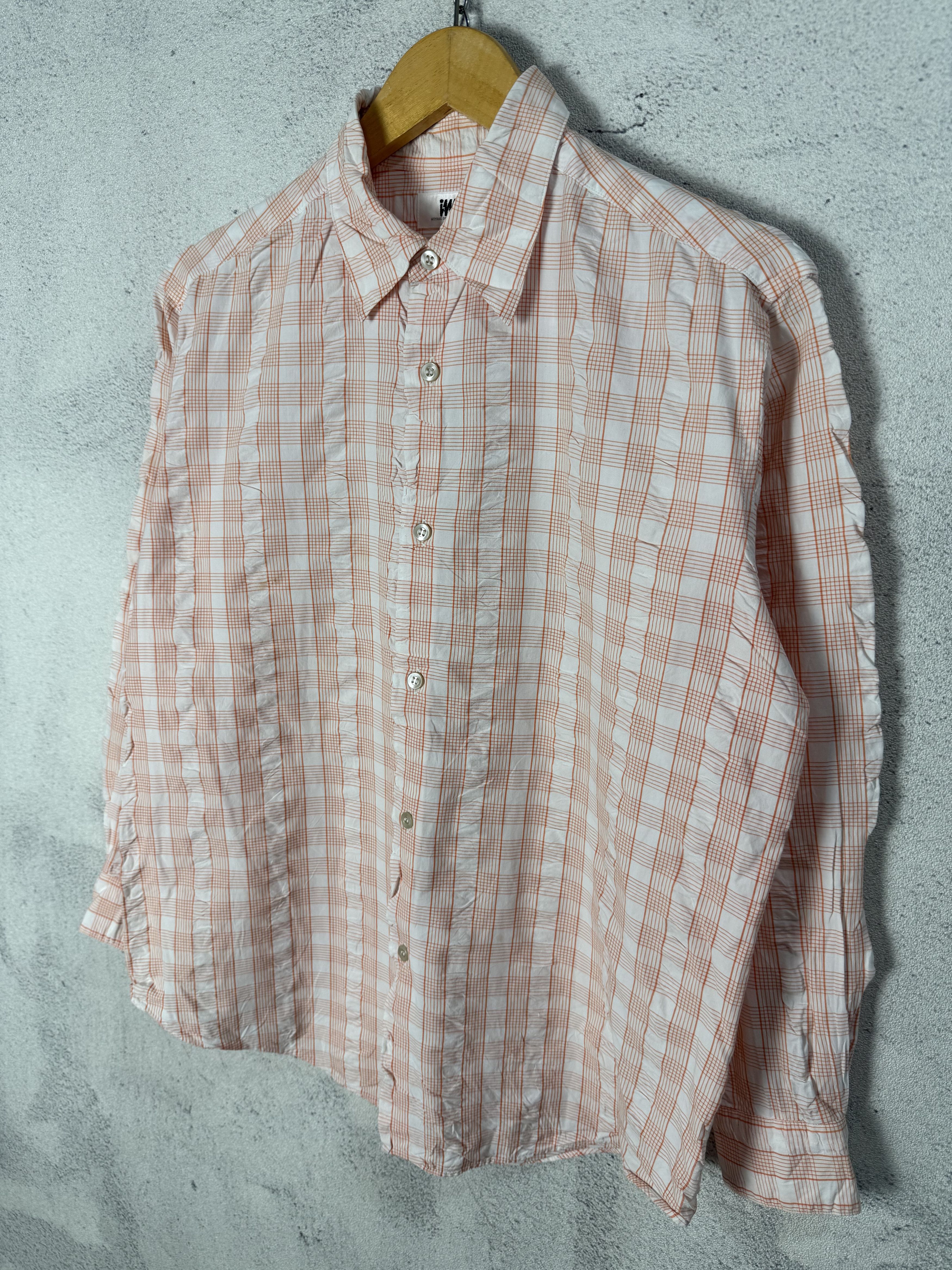 Issey Miyake Vintage Issey Miyake Plaid Button Up Shirt Size US M / EU 48-50 / 2 - 4 Thumbnail
