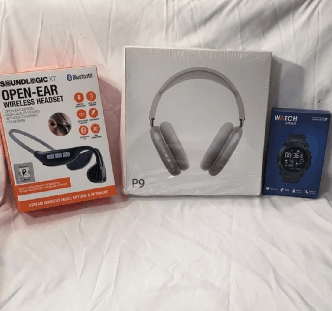 Other BUNDLE (Grey P9 Headphones + SoundLogic + Black Watch) Size ONE SIZE - 1 Preview