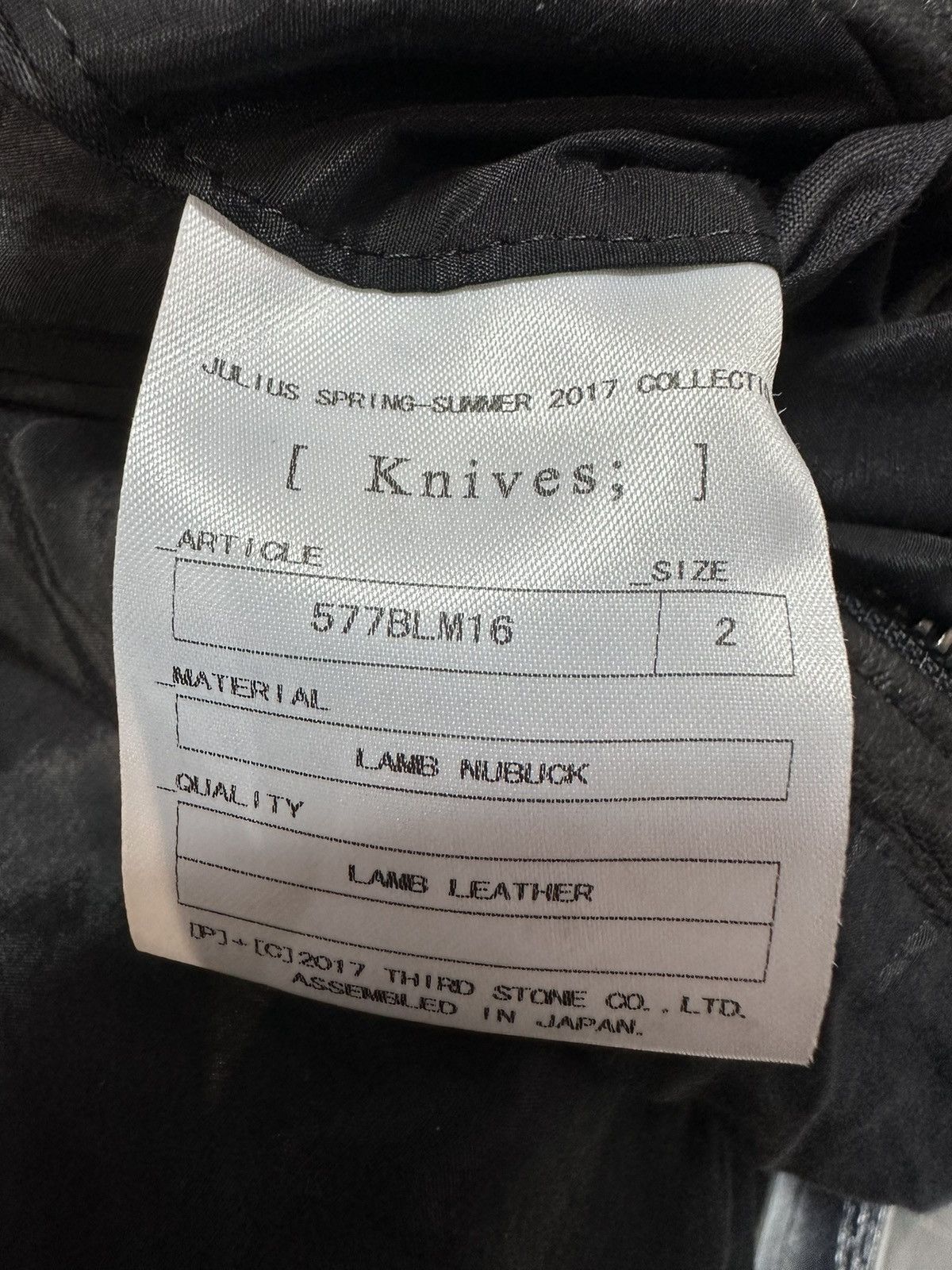Julius Julius 17SS Lamb Leather Double Rider Jacket Size US M / EU 48-50 / 2 - 4 Thumbnail