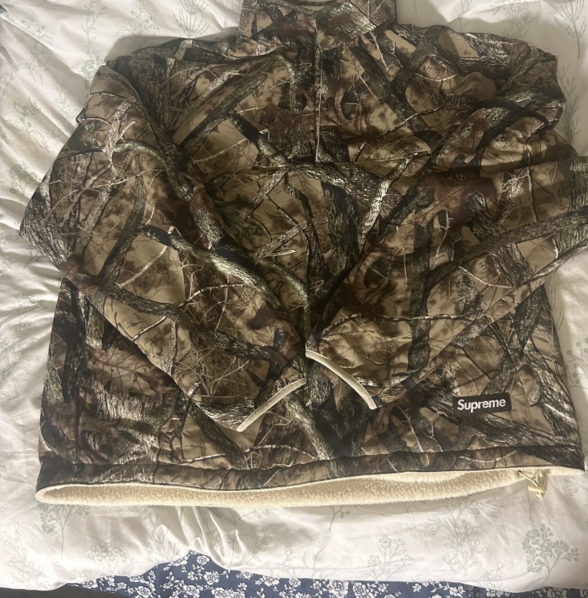 Supreme Polartec Shearling Reversible Pullover TrueTimber Fall 
