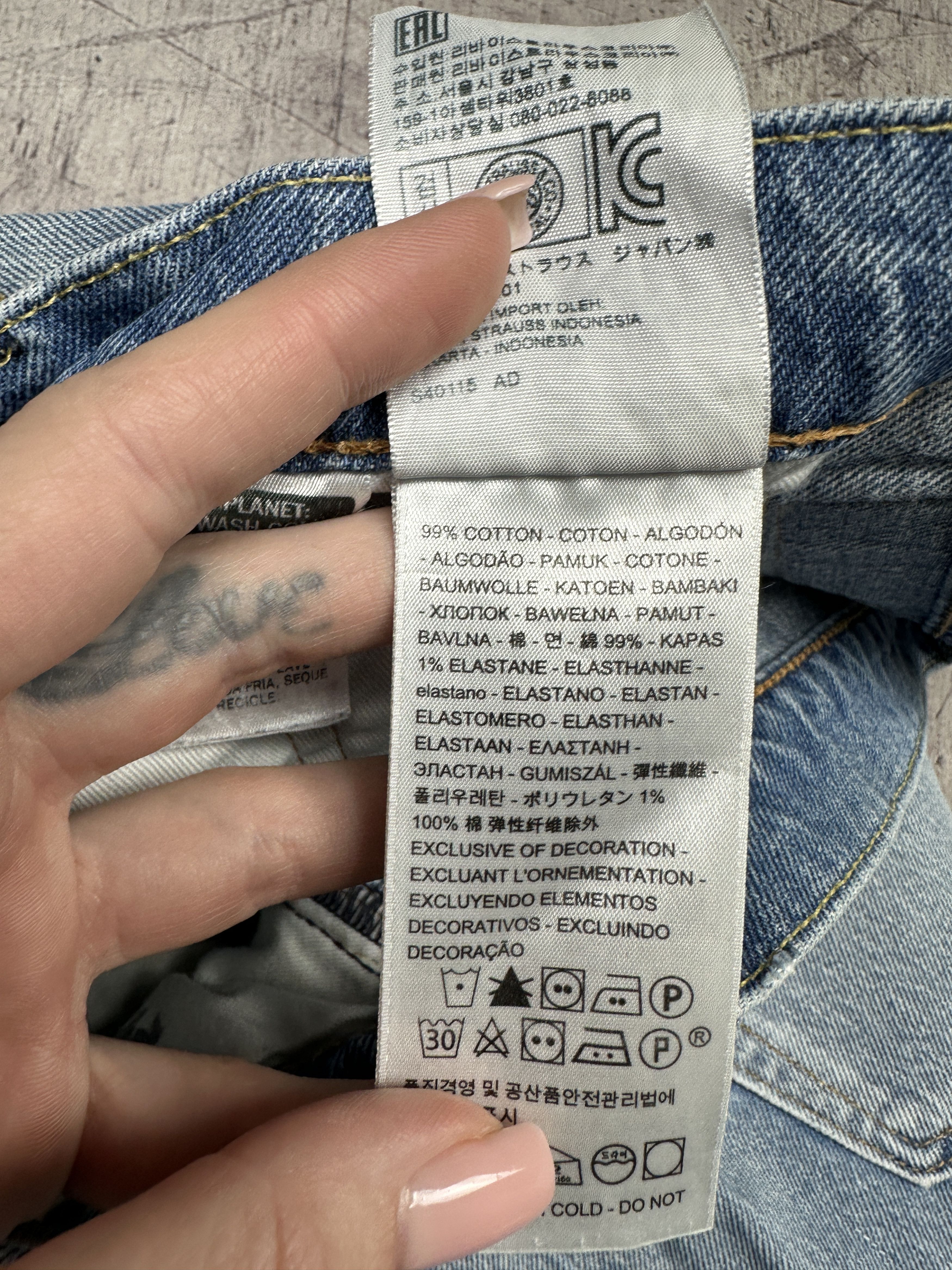 Levi's Levi's 502 Mens Denim Pants Jeans Size 34 x 30 Size US 34 / EU 50 - 7 Thumbnail