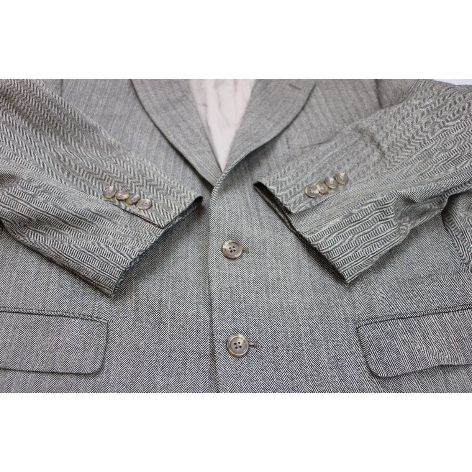 Lauren Ralph Lauren Lauren Ralph Lauren Blazer Mens 44S Herringbone 2 Button Size 44S - 9 Thumbnail