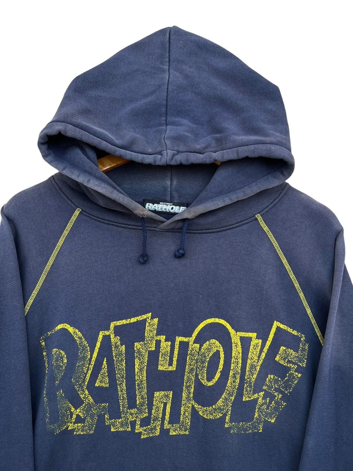 Vintage Vintage Rathole Distressed Sunfaded Baggy Boxy Hoodie Size US L / EU 52-54 / 3 - 3 Thumbnail