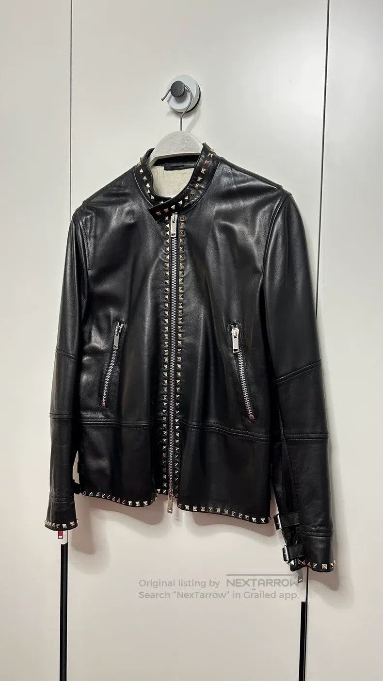 Valentino Valentino Willow nail leather jacket Size US M / EU 48-50 / 2 - 2 Thumbnail