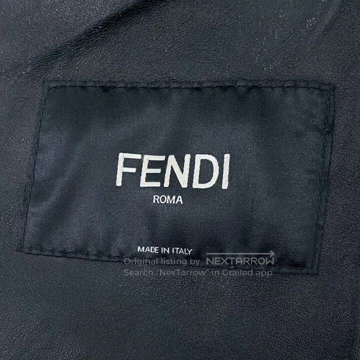Fendi Fendi Black Reversible Logo Zipper Jacket. Size US S / EU 44-46 / 1 - 5 Thumbnail