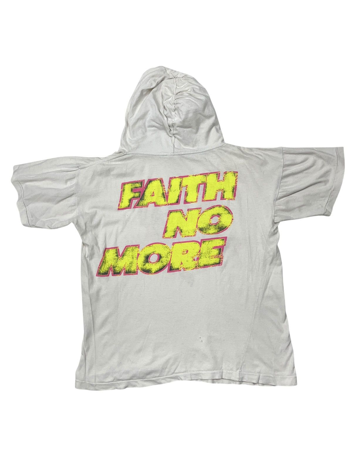 Band Tees Vintage 1989 Faith No More The Real Thing Hooded T-shirt Size US M / EU 48-50 / 2 - 2 Thumbnail