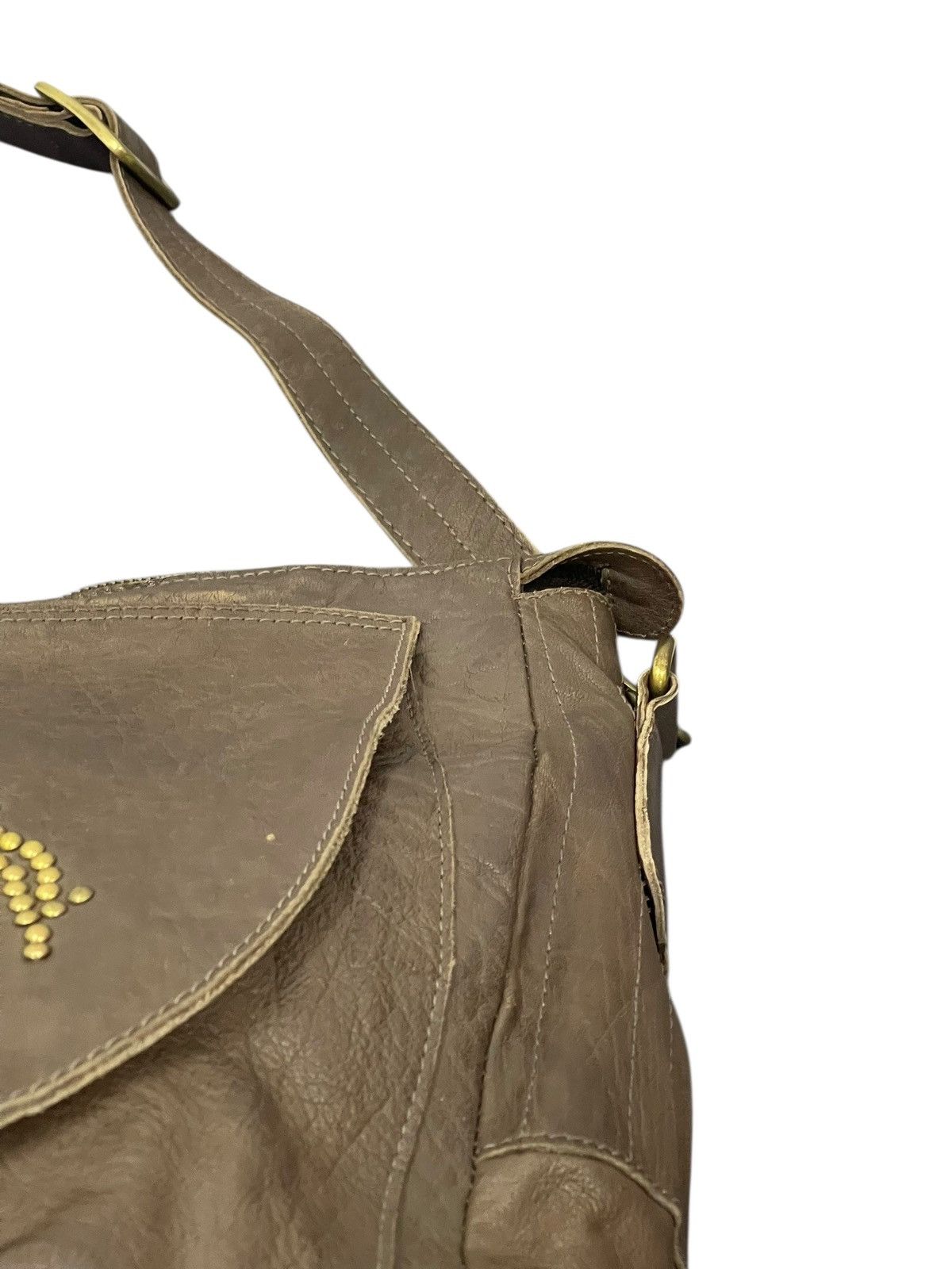 Genuine Leather Full Leather Cal’zzare Messenger Bag prada julius dior 8🟩 Size ONE SIZE - 9 Thumbnail