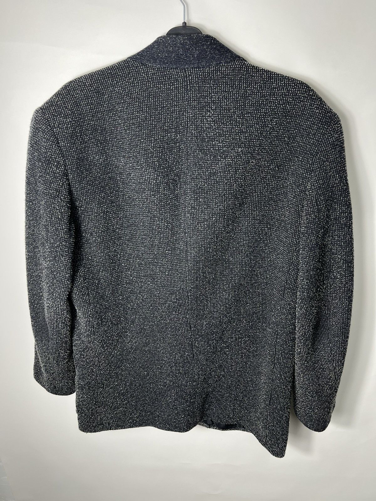 Issey Miyake Vintage Issey Miyake 90s Wool Knit Shawl Blazer Cardigan Size US XL / EU 56 / 4 - 8 Thumbnail