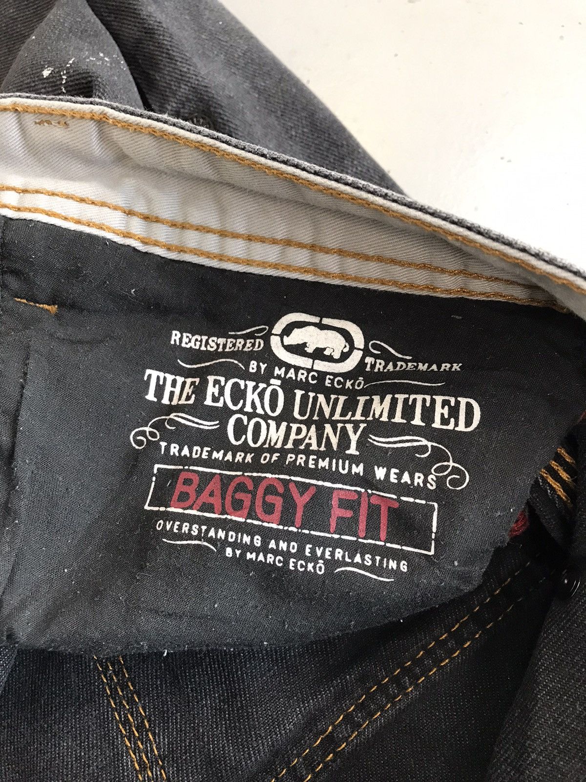 Ecko Unltd. × Vintage Vintage Ecko straight fit charcoal black denim Size US 31 - 6 Thumbnail