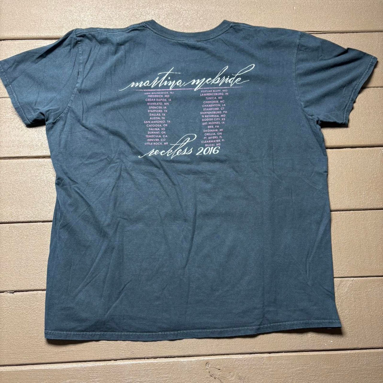 Gildan Black 2016 Martina Mcbribe Concert Shirt Size US XL / EU 56 / 4 - 3 Thumbnail