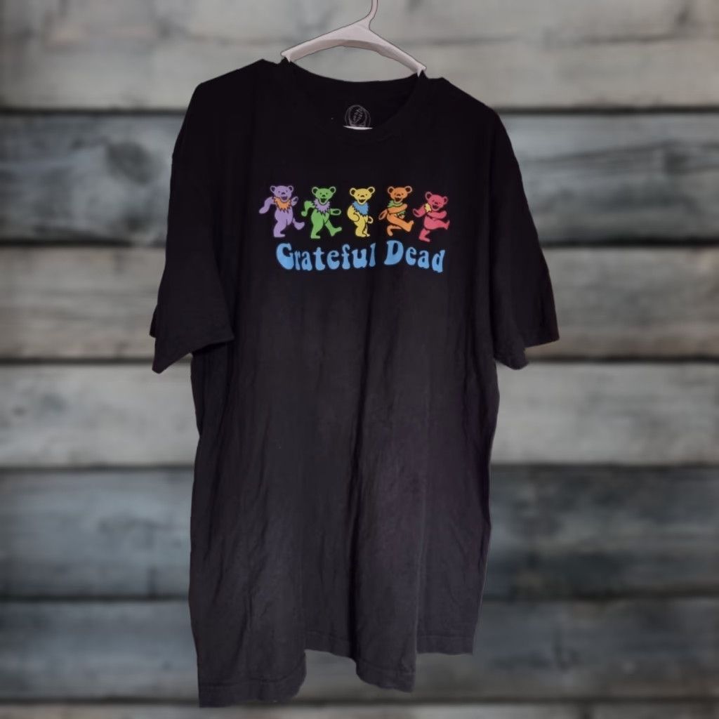 Vintage VINTAGE Grateful Dead Dancing Bears T-Shirt XXL Black Band Music Mens Size US XXL / EU 58 / 5 - 1 Thumbnail
