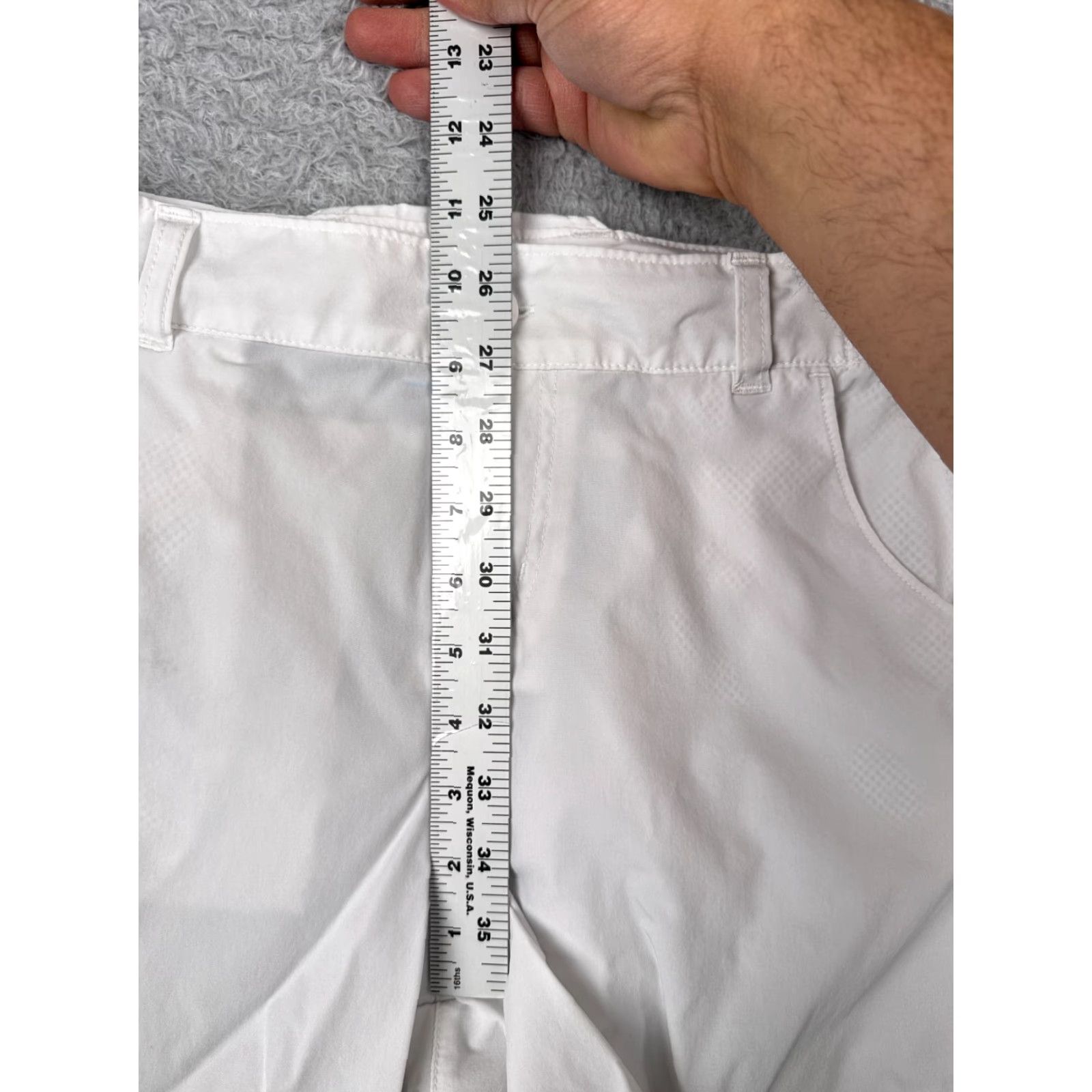Vintage Columbia Shorts Womens 8 White PFG Chino Nylon Blend Omni-Shield Boating Fishing Shirt Size 30" / US 8 / IT 44 - 7 Thumbnail
