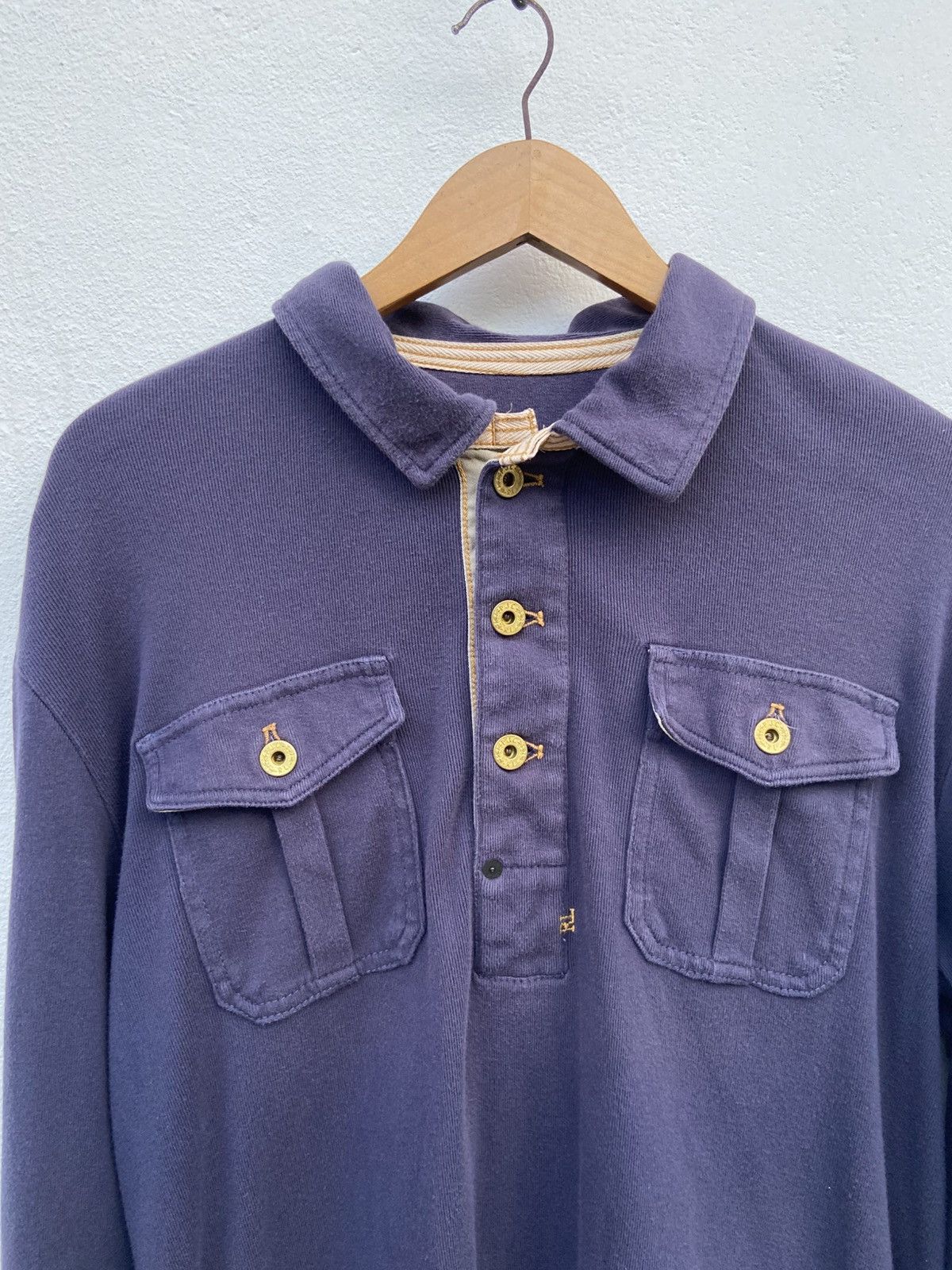Polo Ralph Lauren 🔥 Vintage POLO Ralph Lauren rugby long sleeve polos Size US XL / EU 56 / 4 - 1 Thumbnail
