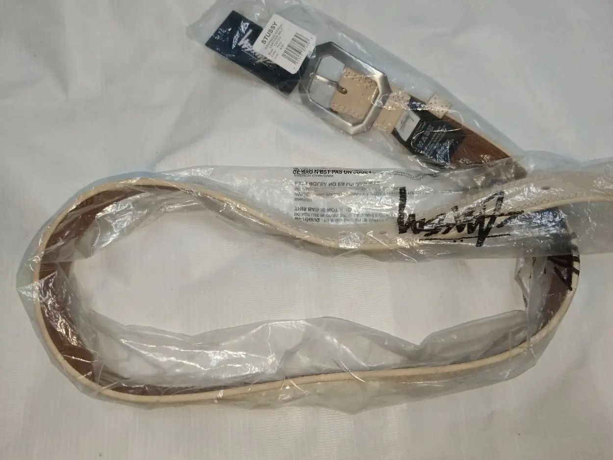 Stussy Vintage Stussy Leather Belt Size ONE SIZE - 6 Thumbnail