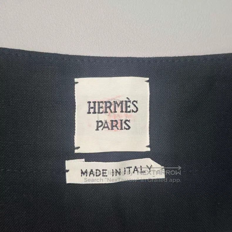 Hermes Hermes Black Linen Skirt Size 25" / US 0 / IT 36 - 5 Thumbnail