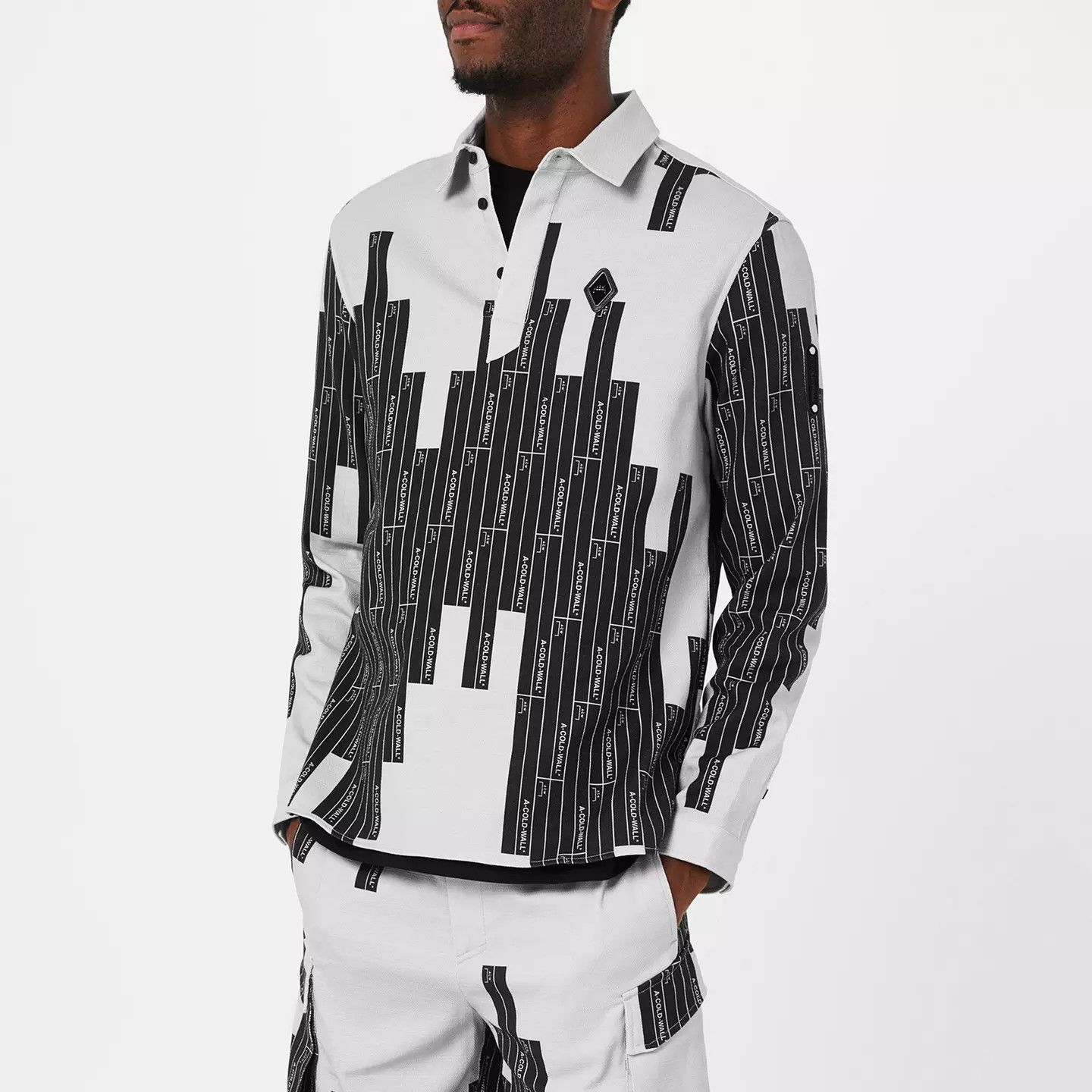 A-COLD-WALL* o1g2r1mq0426 Vector Monogram Long-Sleeve Polo Shirt Size US M / EU 48-50 / 2 - 3 Thumbnail