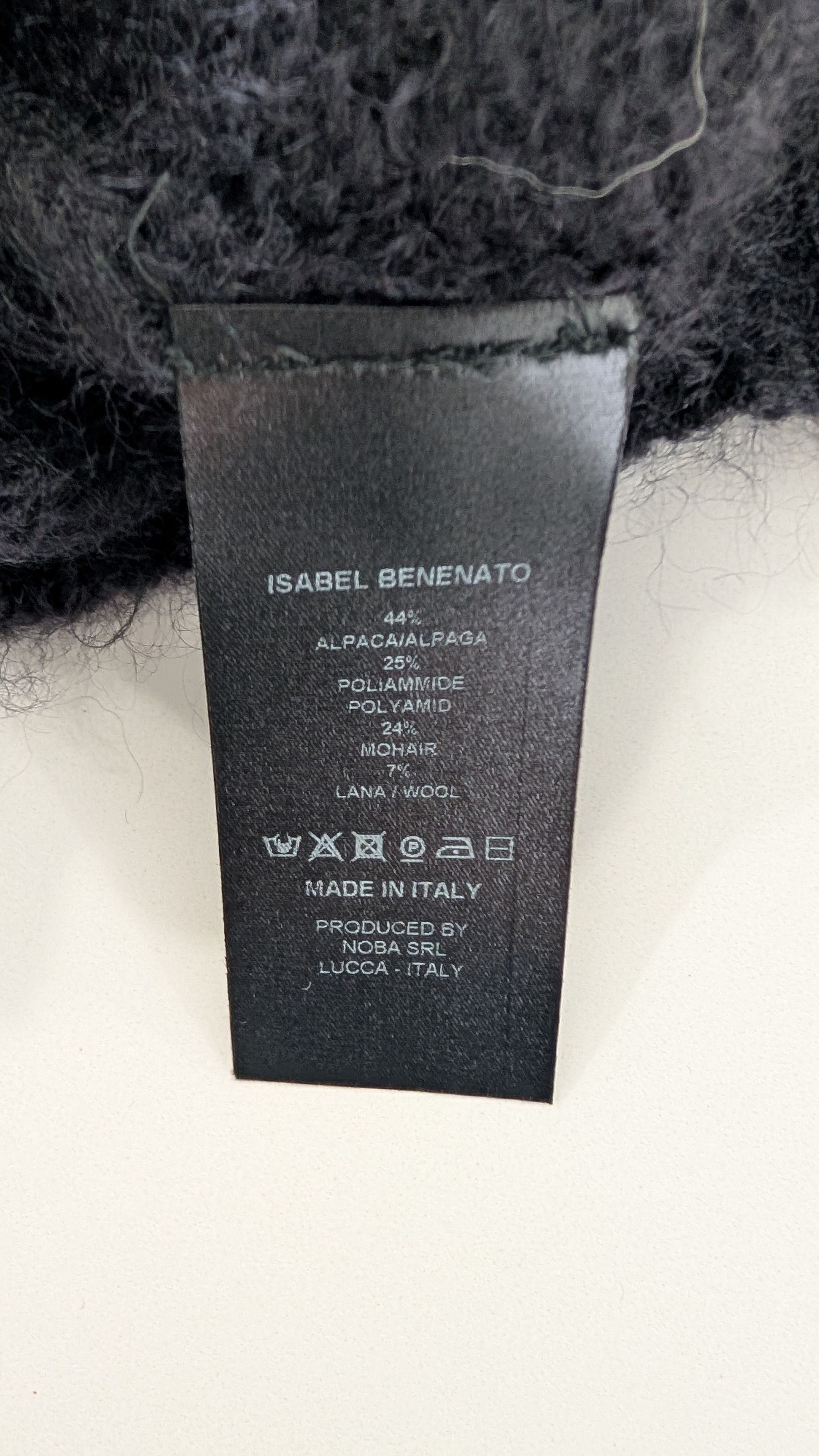 Isabel Benenato Isabel Benenato Black Alpaca Mohair Turtleneck Size M Size M / US 6-8 / IT 42-44 - 10 Thumbnail