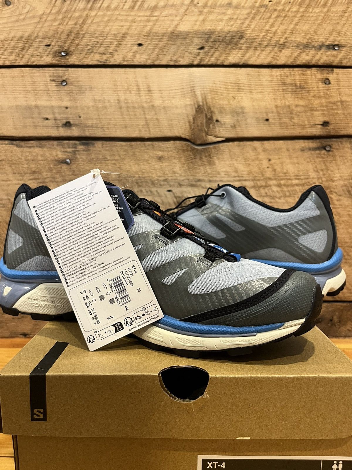 Salomon Salomon XT-4 Stormy Weather Blue L41772100 Size US 10.5 / EU 43-44 - 4 Thumbnail
