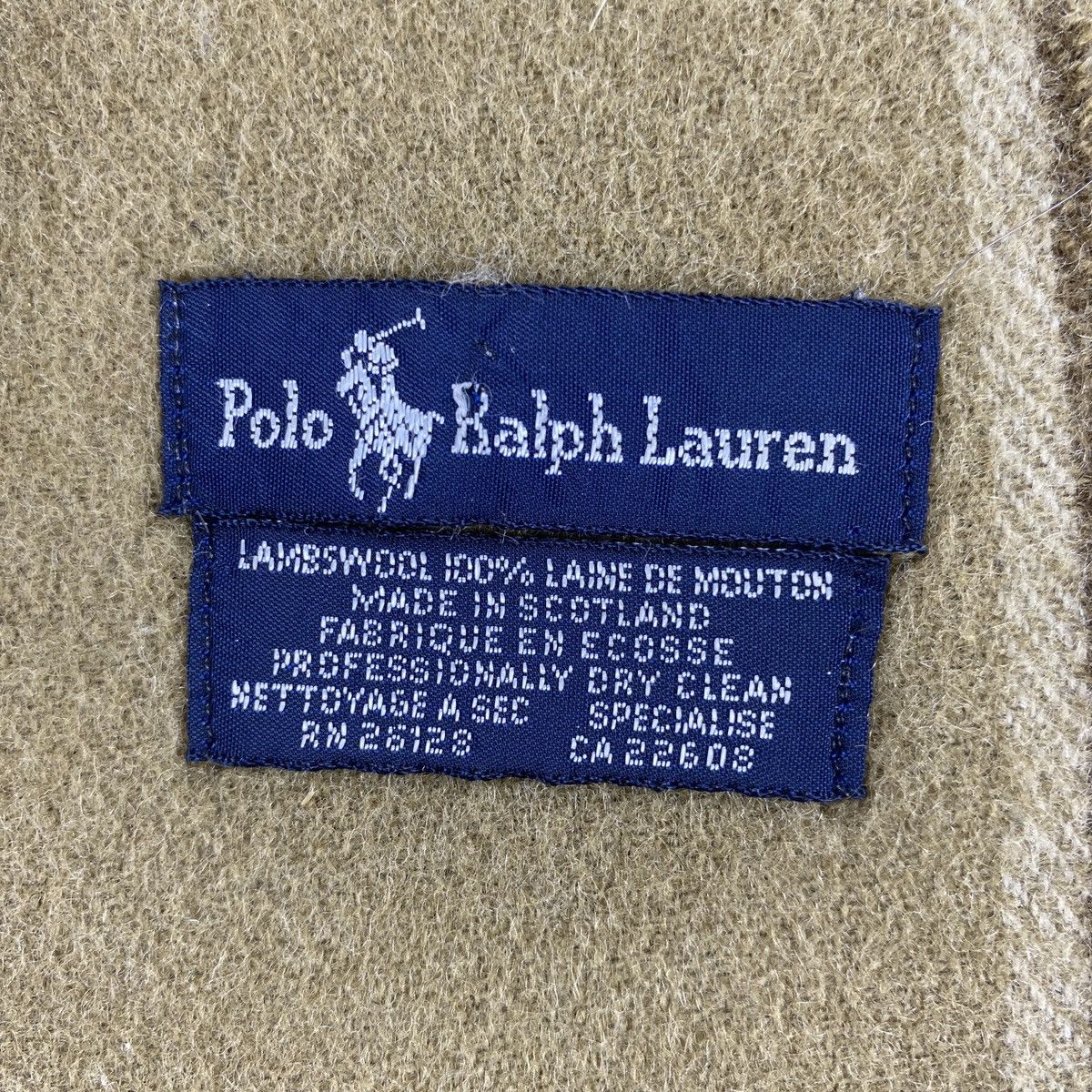 Polo Ralph Lauren × Vintage Polo Ralph Lauren Scarf # Muffler # Neckwear # D560 Size ONE SIZE - 2 Thumbnail