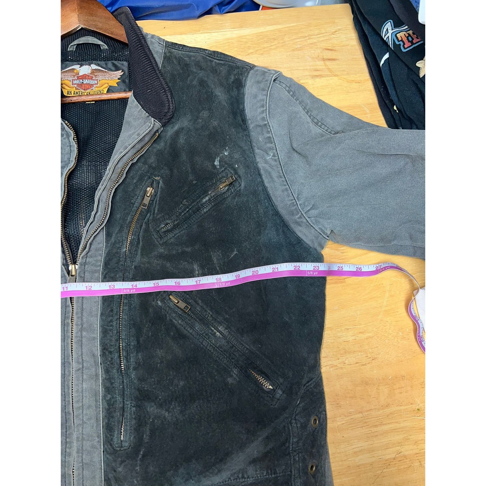 Harley Davidson Vintage Womens Harley Davidson Jacket Suede Leather 90s L Size L / US 10 / IT 46 - 12 Thumbnail