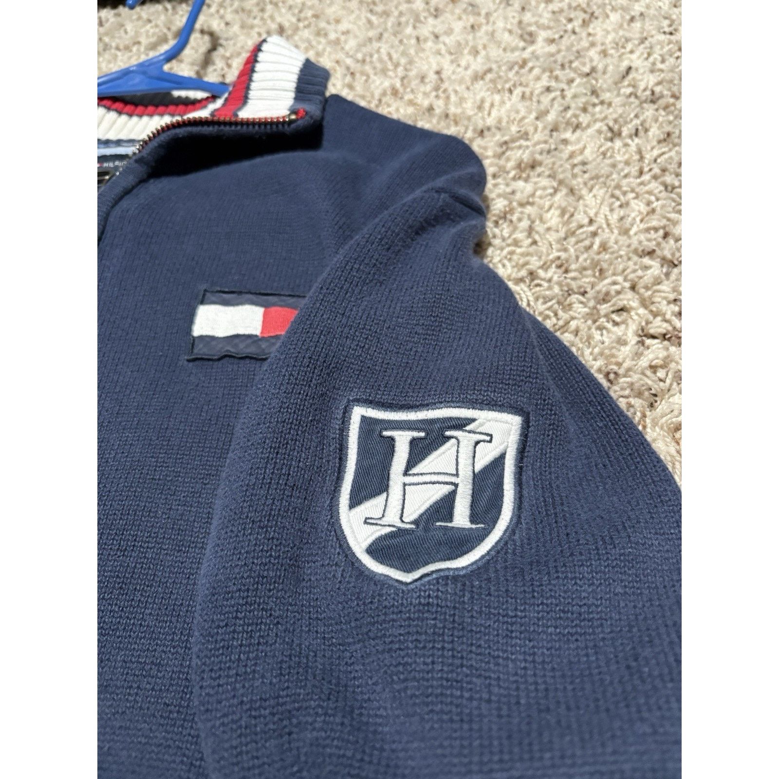 Tommy Hilfiger Tommy Hilfiger Full Zip Varsity Jacket Sweater Size US M / EU 48-50 / 2 - 3 Thumbnail