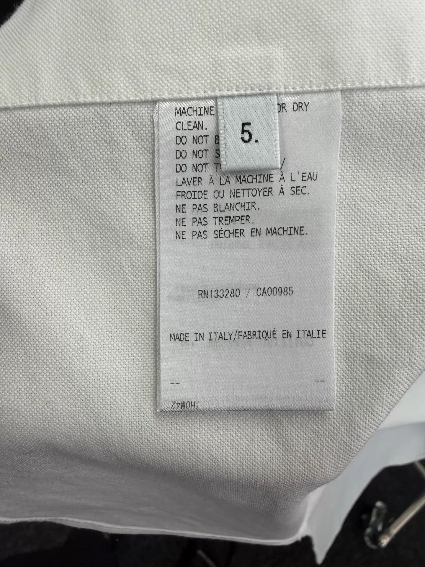 Thom Browne Thom Browne Men's Short Sleeve Oxford Shirt White 5 Size US XXL / EU 58 / 5 - 5 Thumbnail