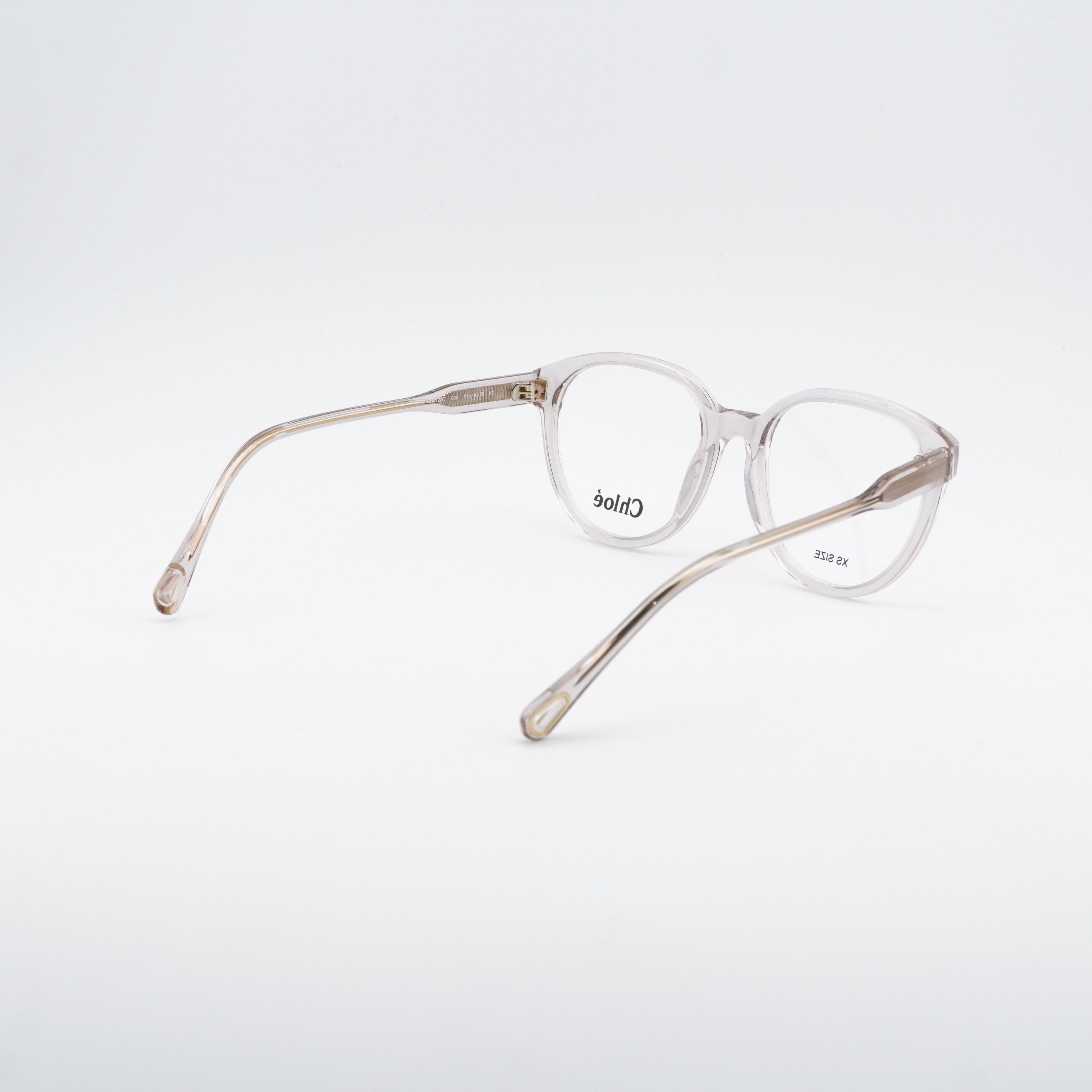 Chloe Chloe CH0127O 004 Eyeglasses Shiny Pink 51mm Square Frame Size ONE SIZE - 6 Thumbnail