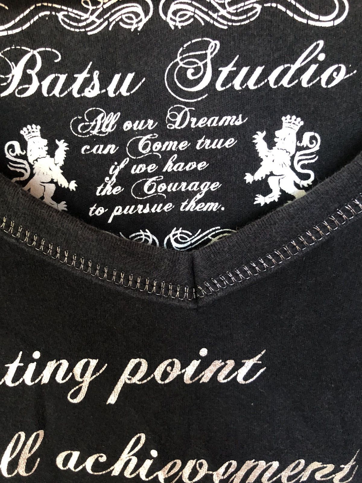 Japanese Brand Vintage Batsu Studio Skull Design Tee Size US L / EU 52-54 / 3 - 4 Thumbnail