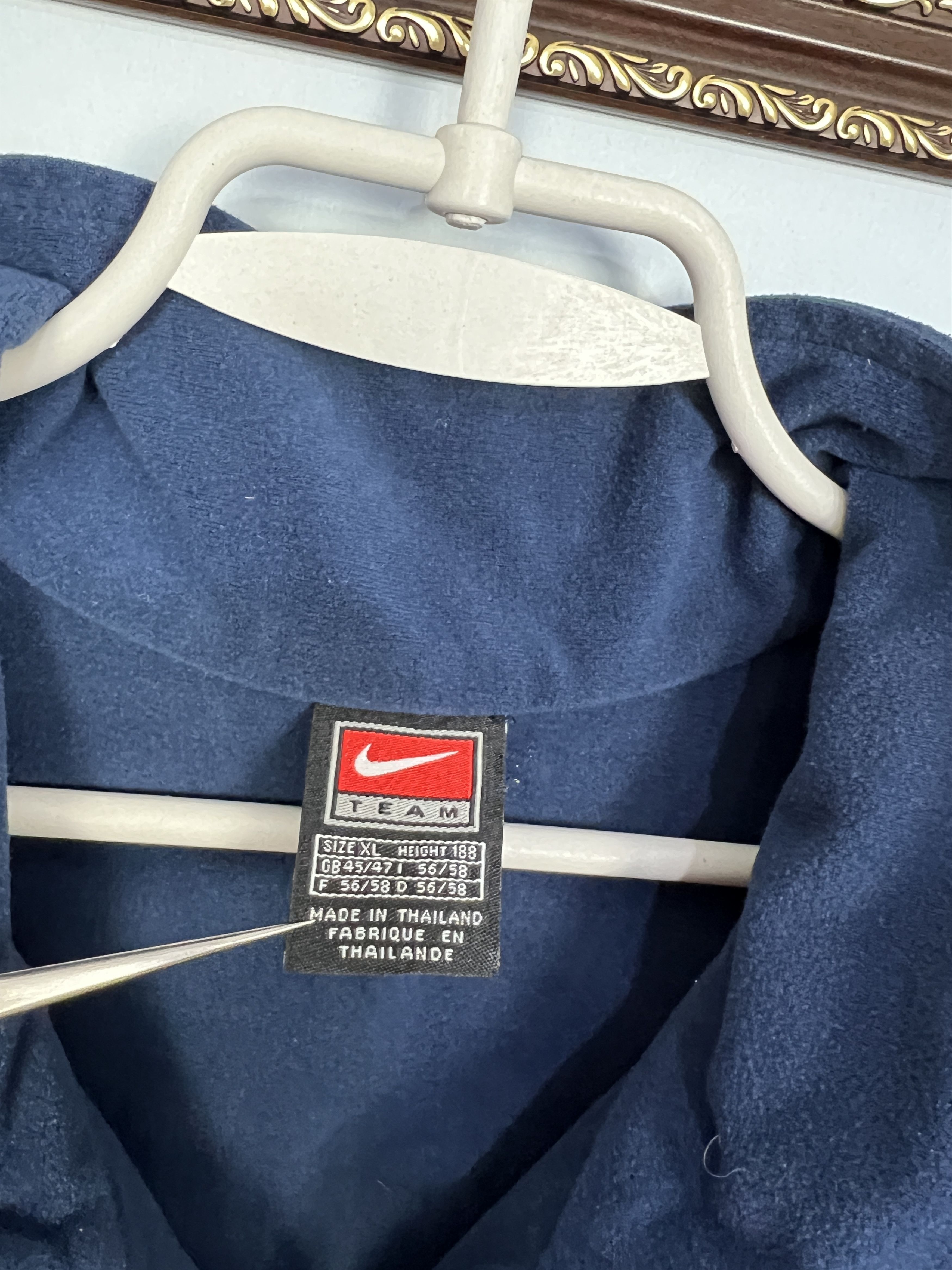 Nike Vintage 90's Nike Barcelona Football Fleece Jacket Soccer Size US XL / EU 56 / 4 - 7 Thumbnail