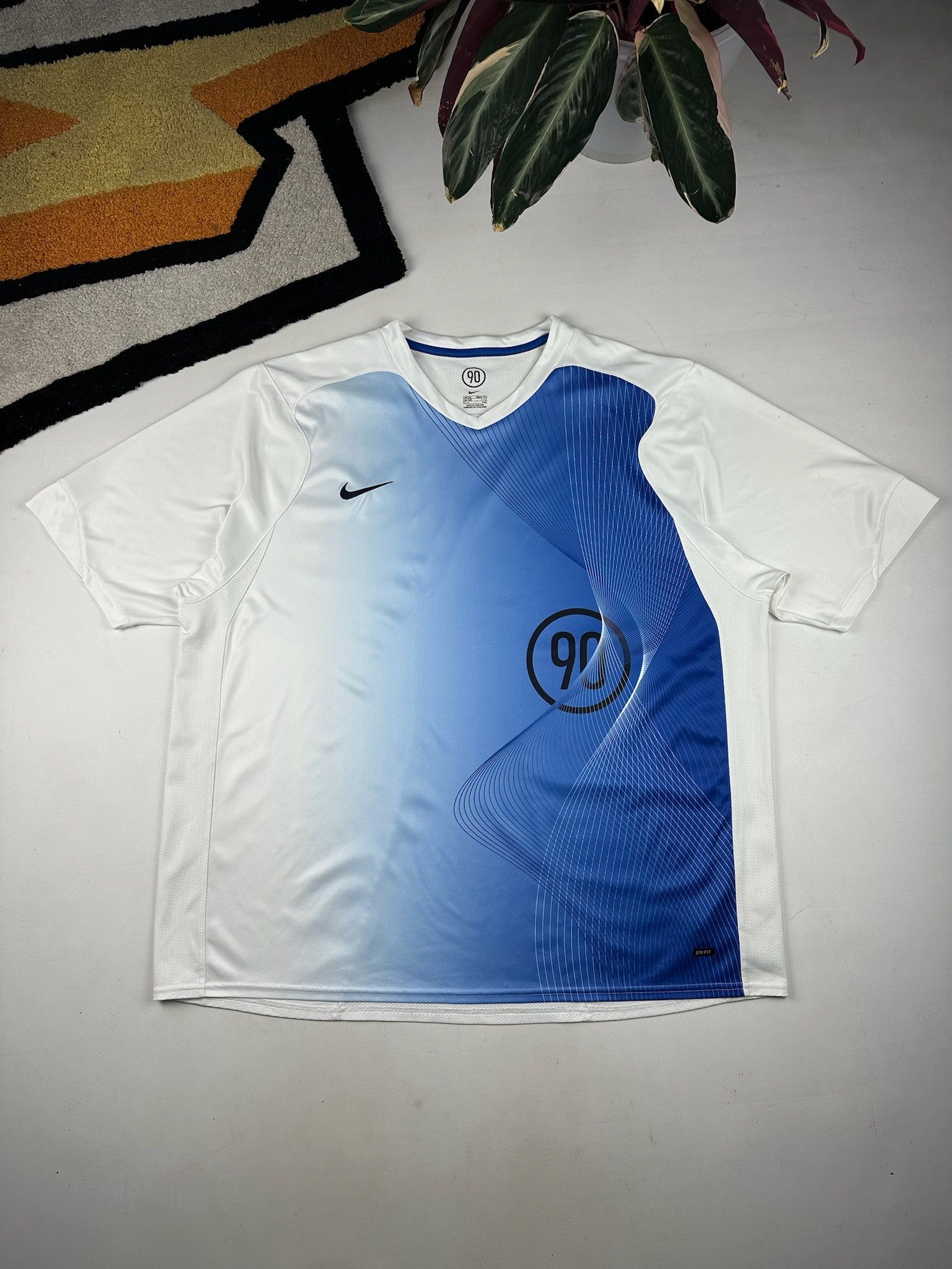 Nike Nike Total 90 T90 Vintage Jersey T-Shirt Streetwear Y2K Size US XXL / EU 58 / 5 - 1 Thumbnail