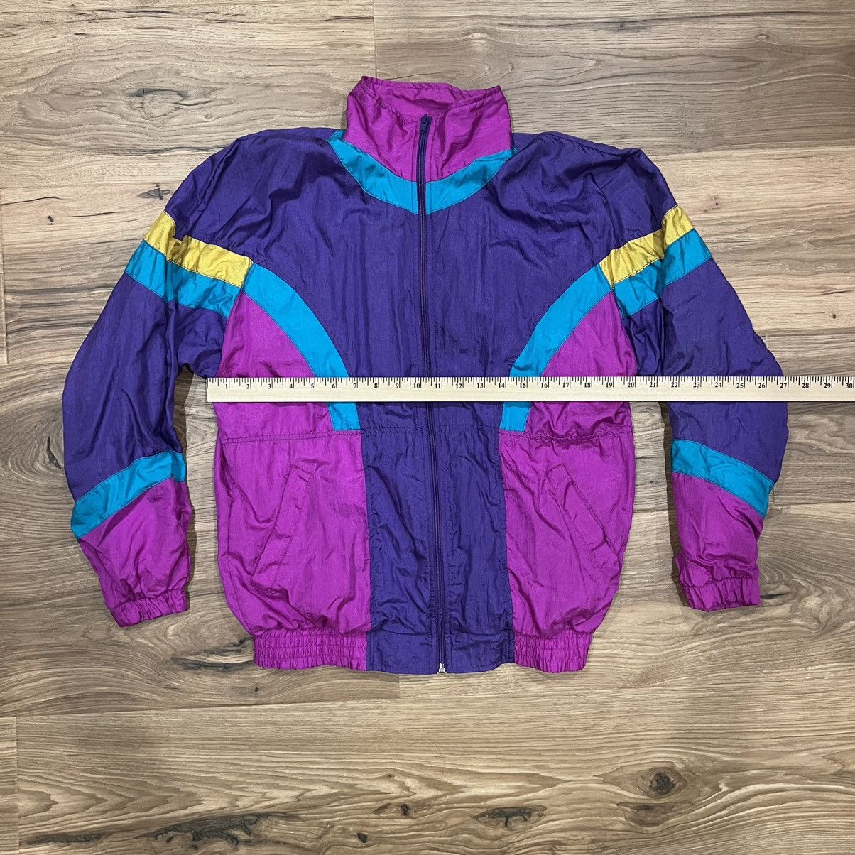 Other Vintage Santolina Bay Nylon Windbreaker Jacket Women Medium Size M / US 6-8 / IT 42-44 - 5 Thumbnail