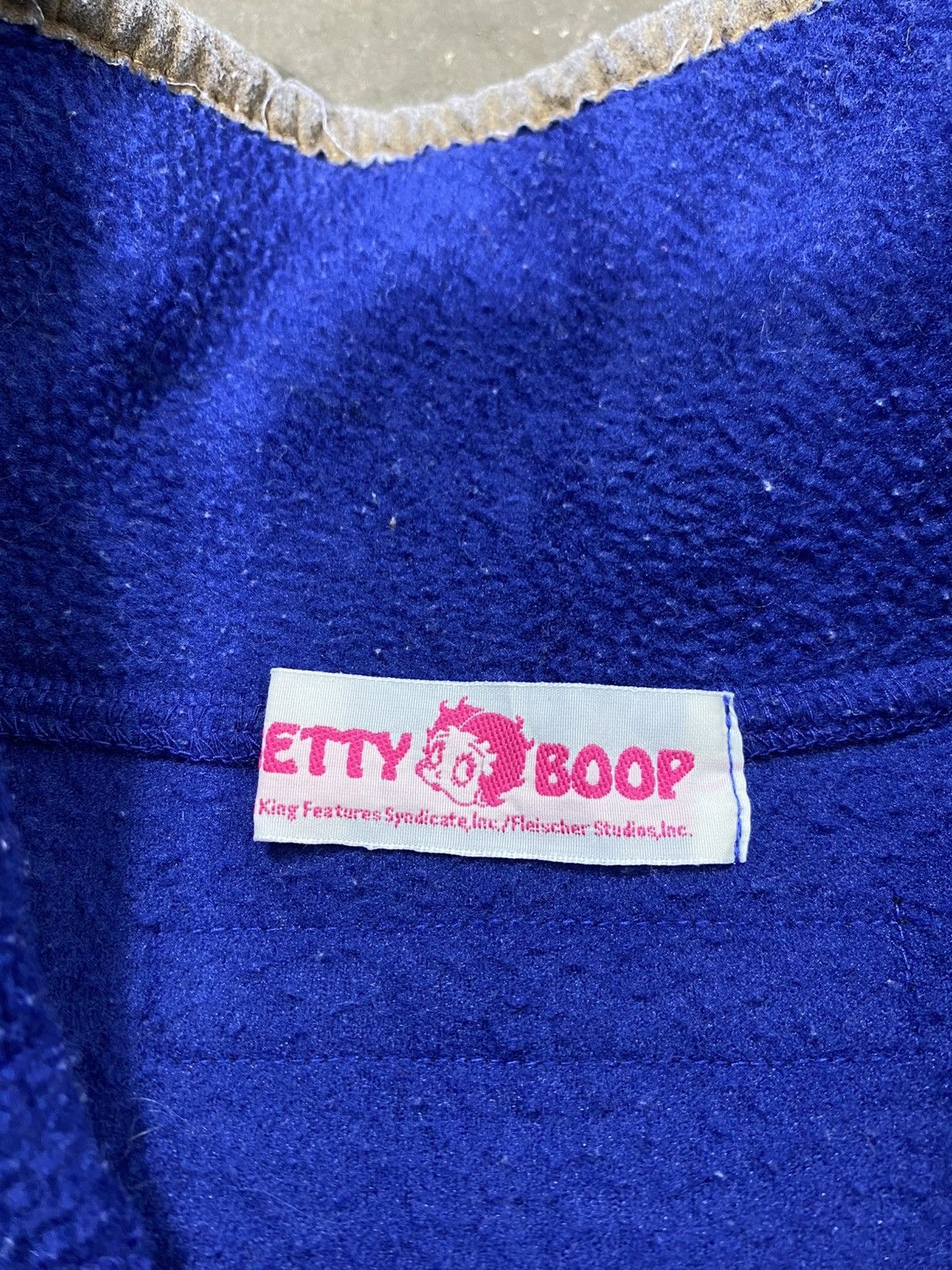 Cartoon Network Rare Vintage Betty Boop Half Buttons Fleece Sweater Size US M / EU 48-50 / 2 - 10 Thumbnail