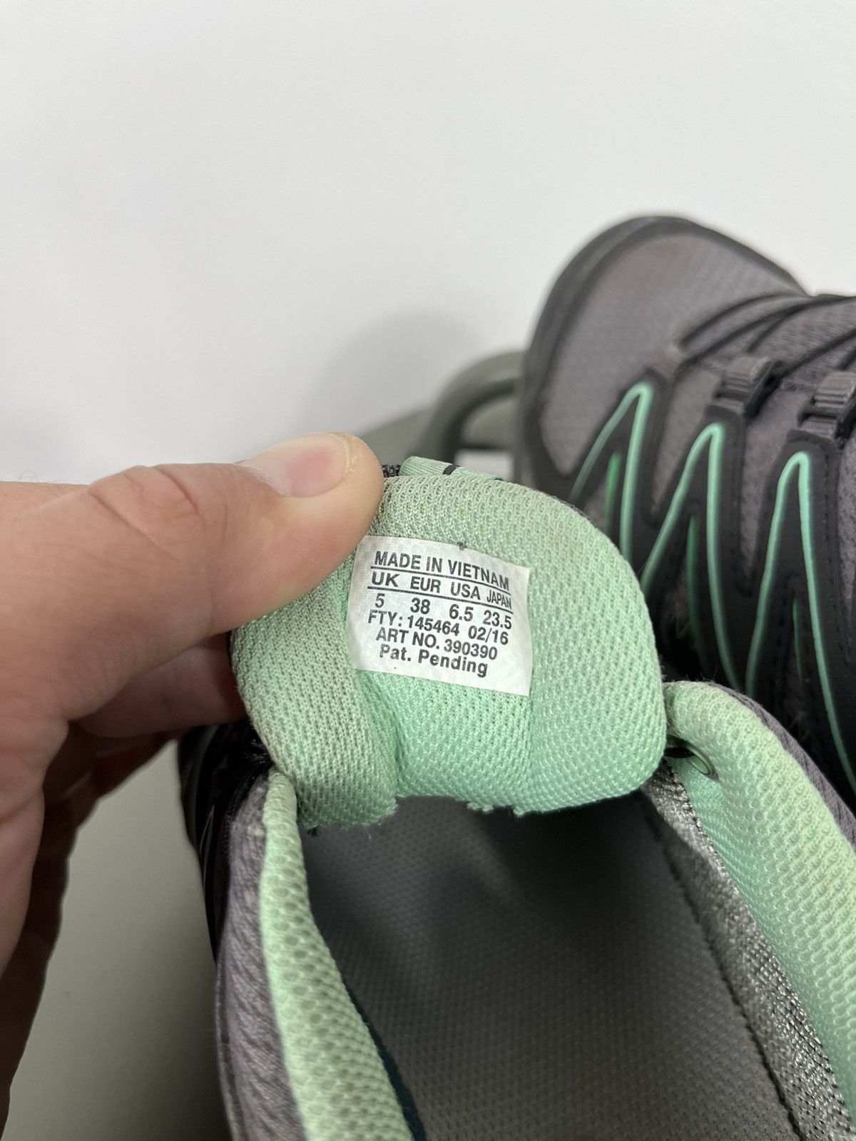 Salomon Salomon ACS Lite GTX Gore-Tex Trail Running Shoes Grey Green Size US 6.5 / IT 36.5 - 12 Thumbnail