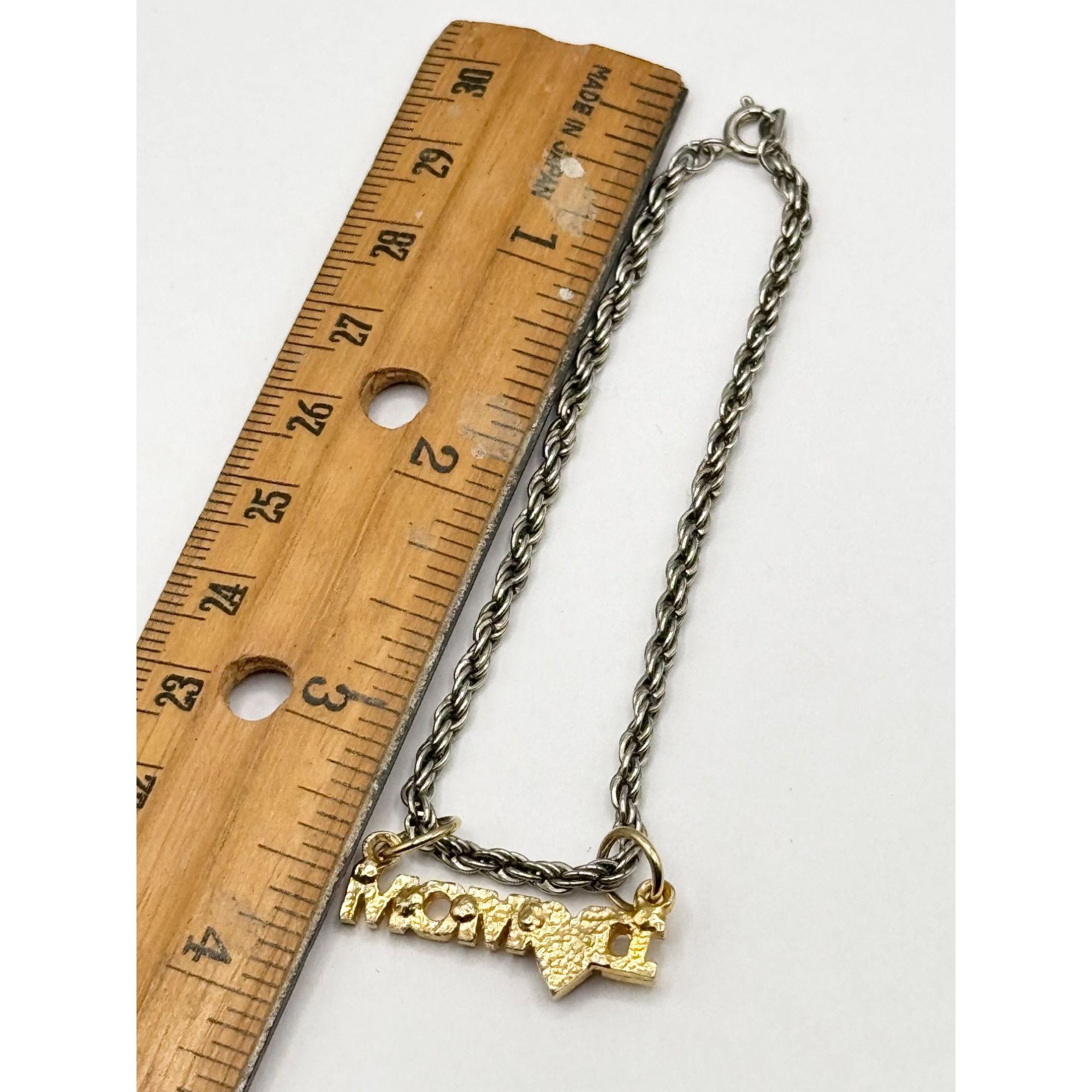 Vintage Vintage I love mom charm bracelet Size ONE SIZE - 5 Thumbnail