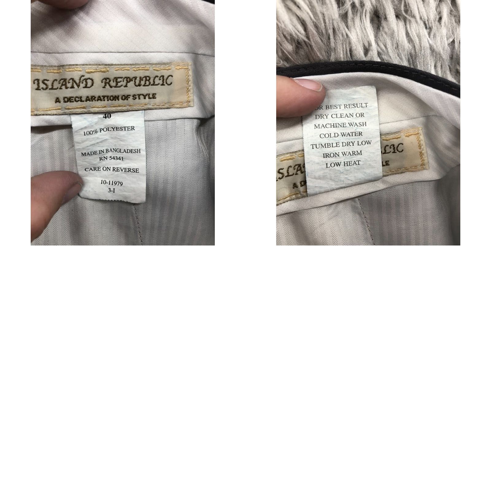 Vintage Island Republic Cargo Shorts Mens Size 40 Mid Rise Dark Gray 100% Polyester Size US 40 / EU 56 - 8 Thumbnail