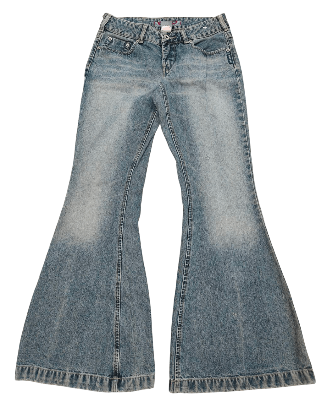Silver Jeans Co. Silver Jeans Super Flare Denim Size 28" / US 6 / IT 42 - 2 Thumbnail