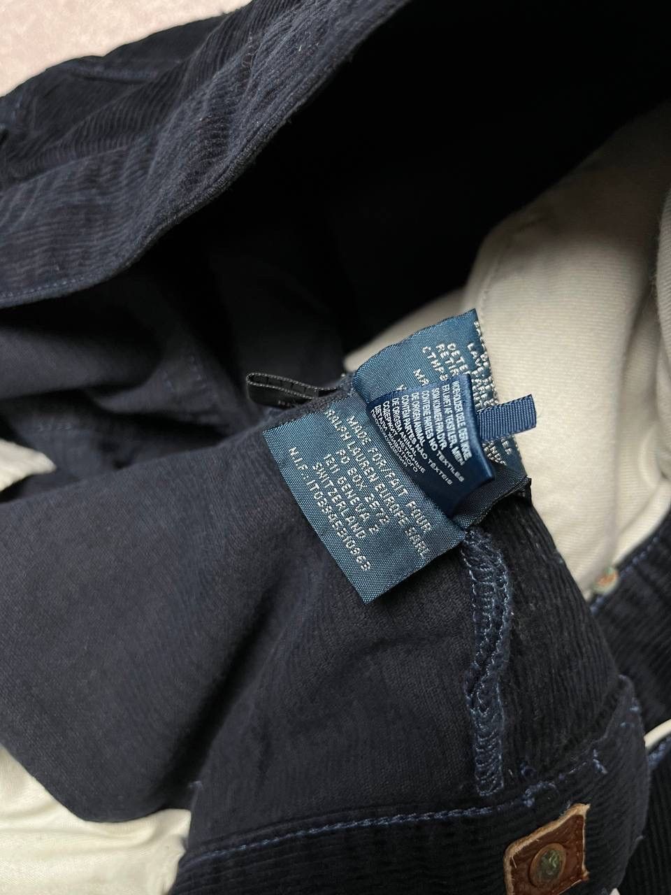 Polo Ralph Lauren Vintage Polo Ralph Lauren Velvet Baggy Pants Y2K 36x34 Size US 36 / EU 52 - 8 Thumbnail