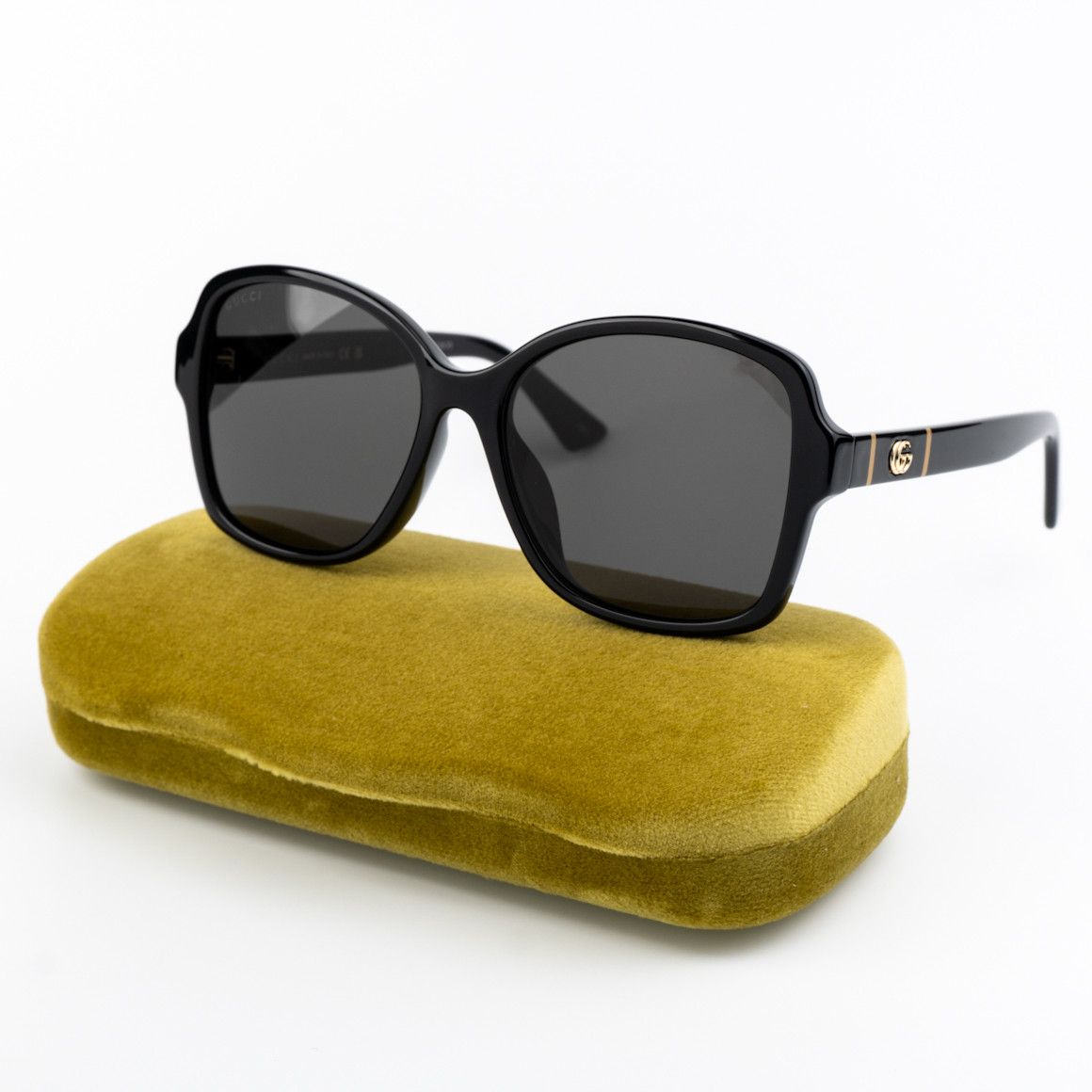 NEW Gucci GG0765SA 002 Black Grey Women Butterfly Sunglasses GG 0765SA Women main image 3