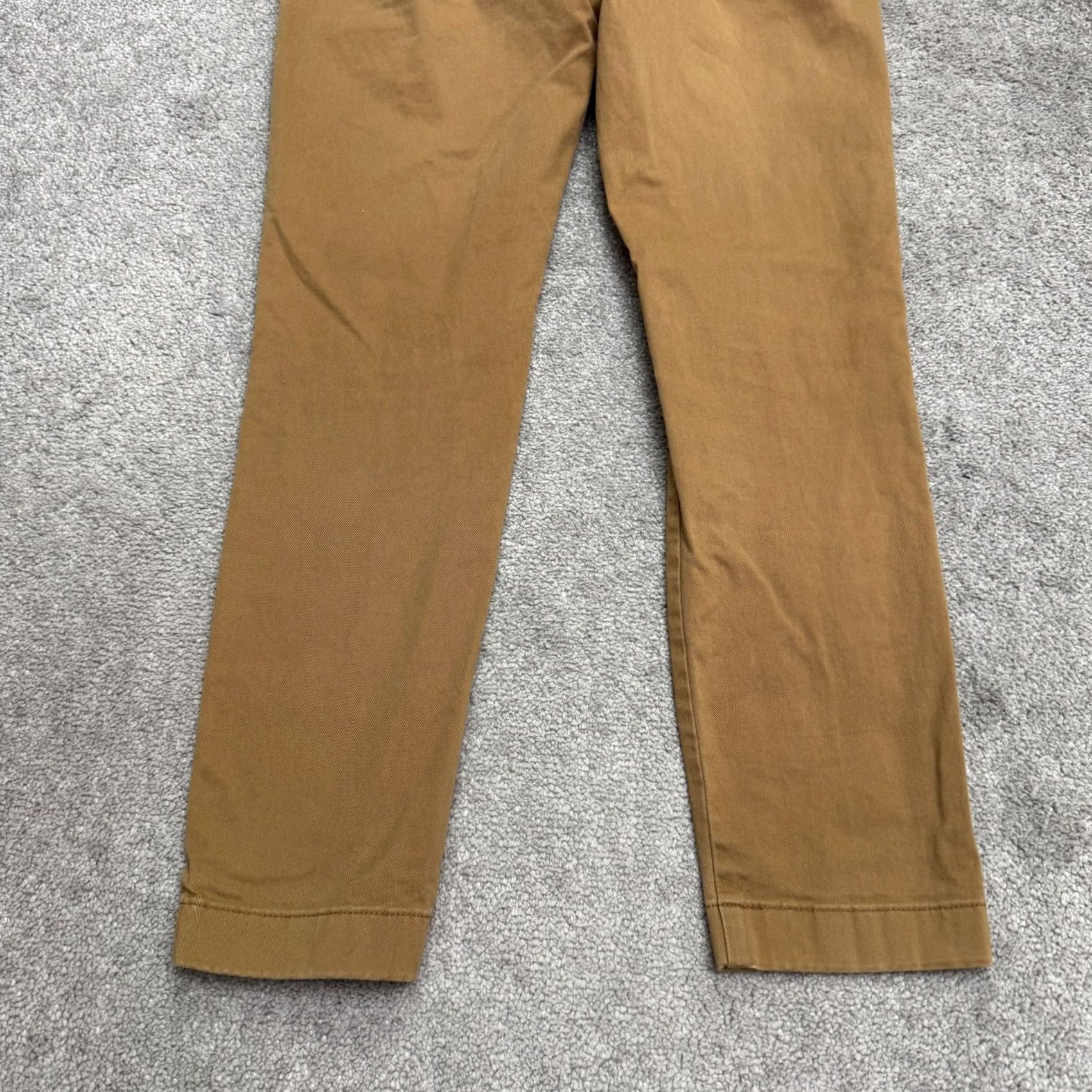 J.Crew J.CREW Mens Pants Chino Skinny Fit Stretch Khakis Brown Cotton Classic 30x30 Casual Workwear Size US 30 / EU 46 - 3 Thumbnail