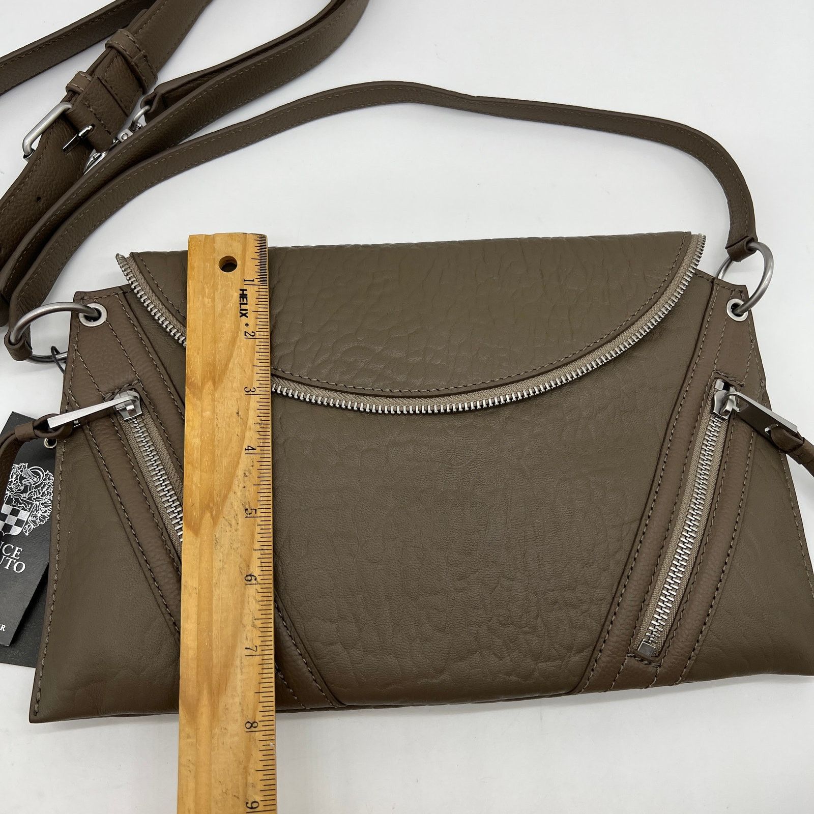 Other Vince Camuto Bubble Lamb Leather Wayhn Crossbody Bags Morel Size ONE SIZE - 6 Thumbnail