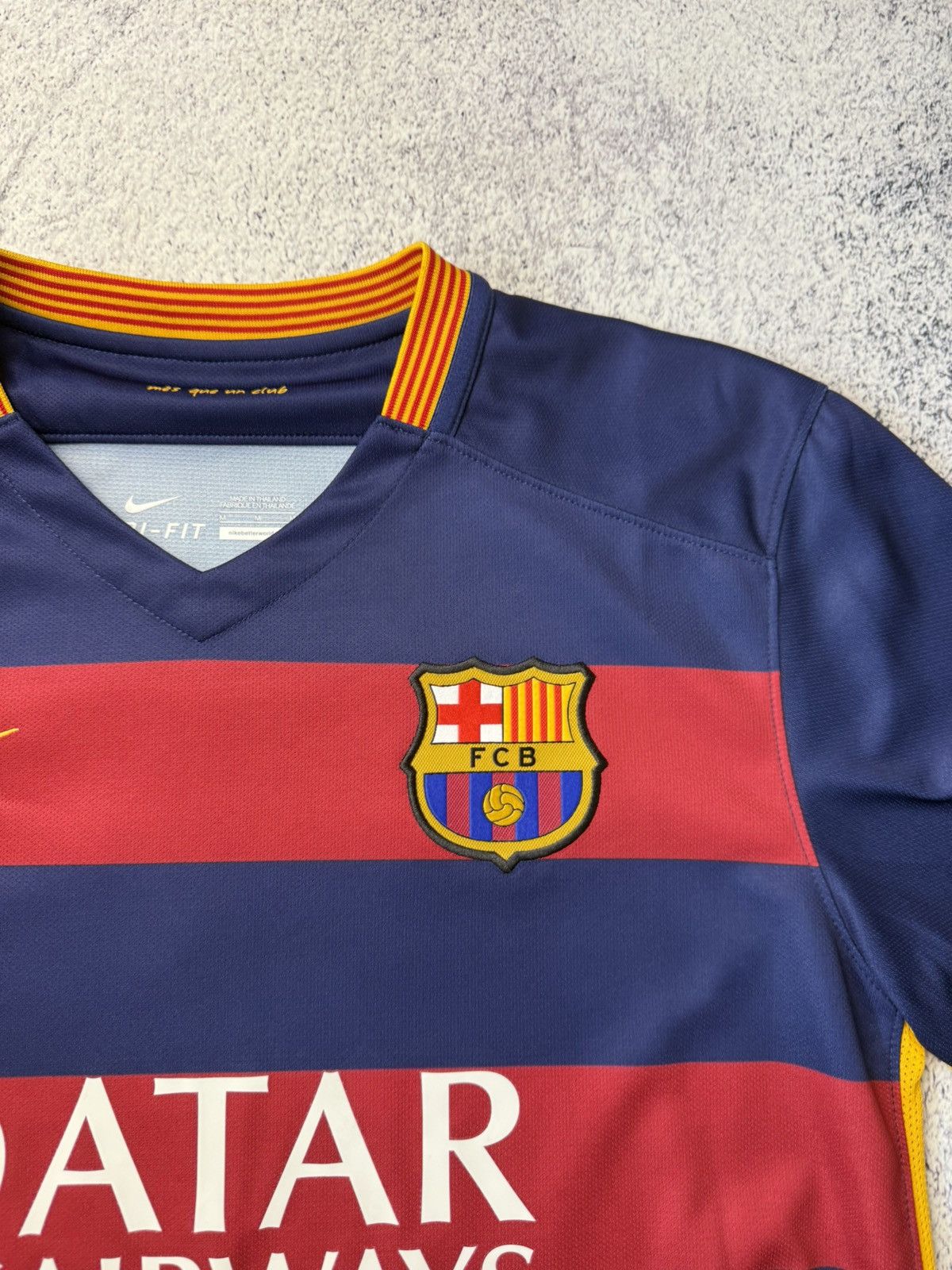FC BARCELONA SPAIN 2016 HOME FOOTBALL SHIRT JERSEY #10 Messi