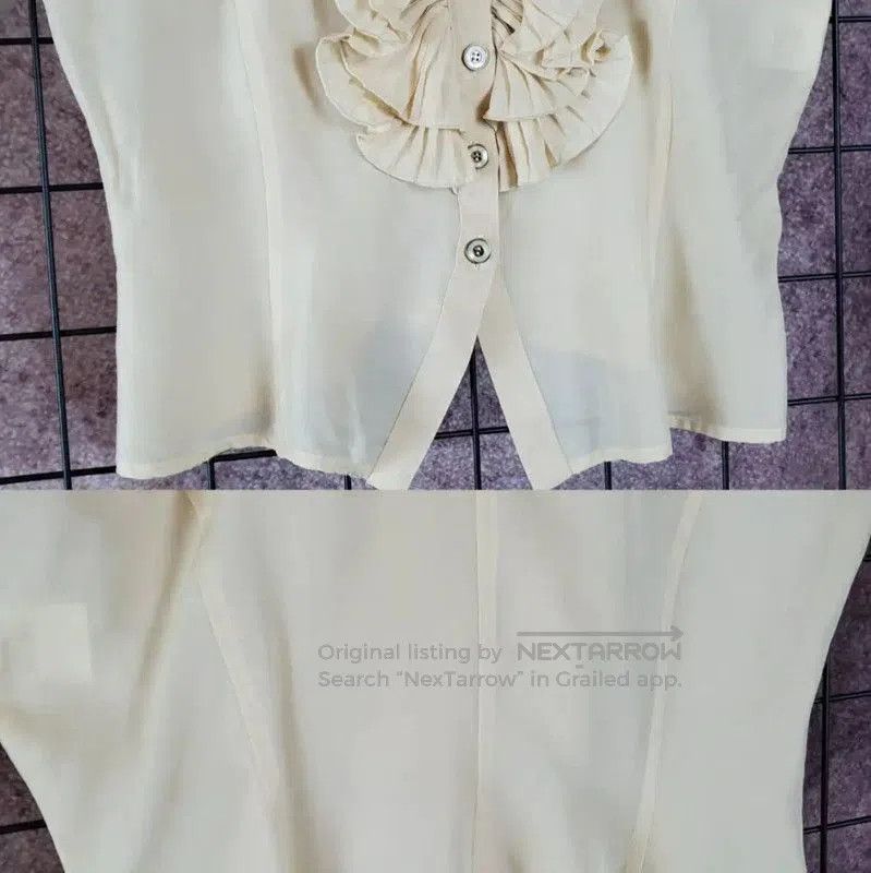 Dior Dior Summer Beige Silk Blend Short Sleeve Shirt . Size M / US 6-8 / IT 42-44 - 8 Thumbnail