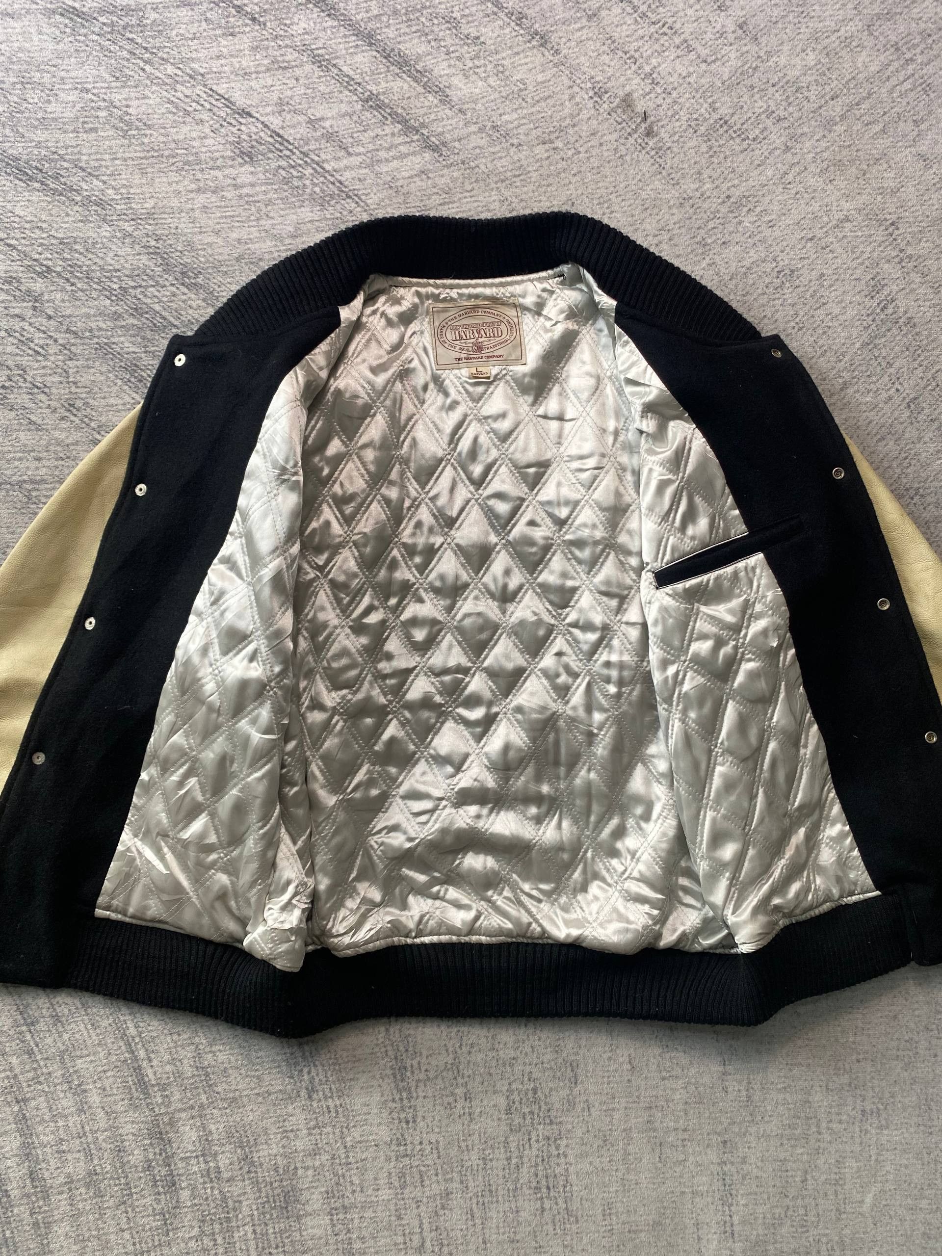 Vintage Vintage Harvard Wool Varsity Jacket Leather Sleeves Size US L / EU 52-54 / 3 - 13 Thumbnail